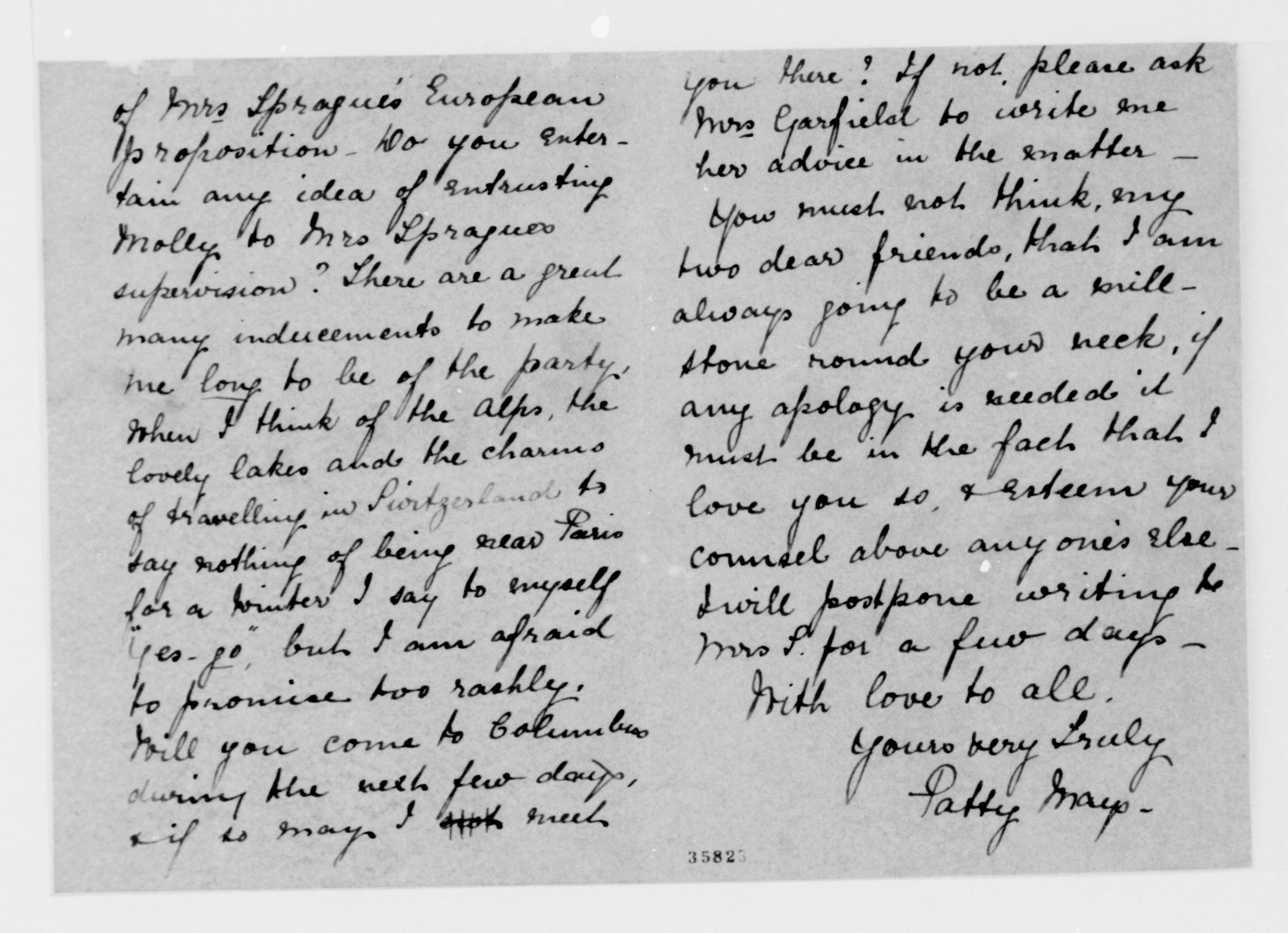 Scanned image of the current content page