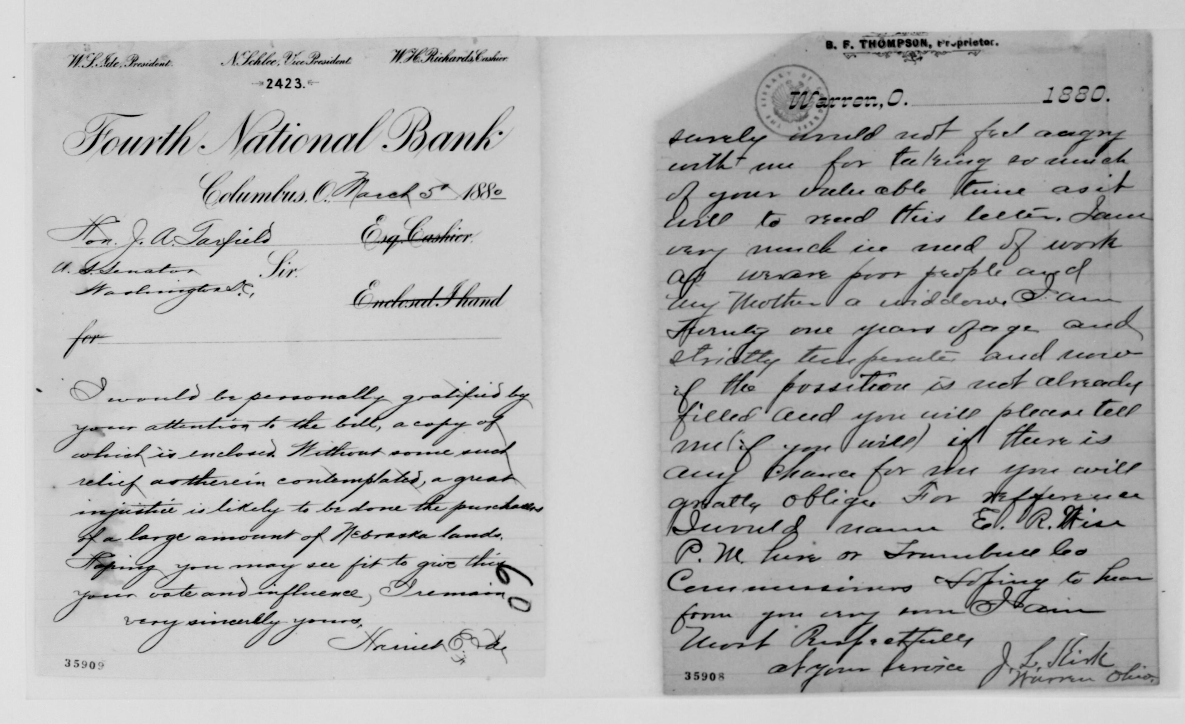 Scanned image of the current content page