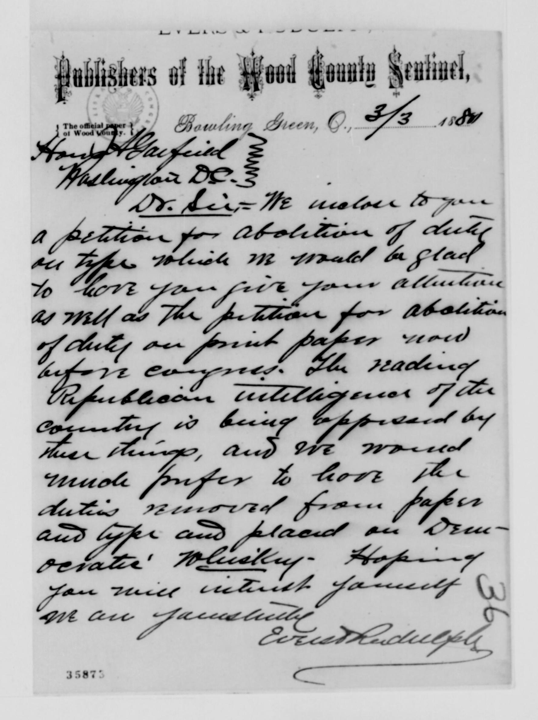 Scanned image of the current content page