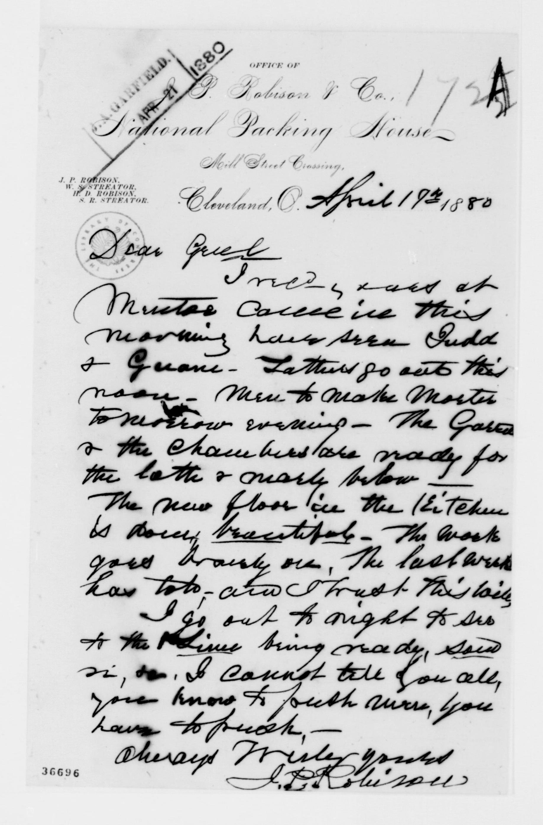 Scanned image of the current content page