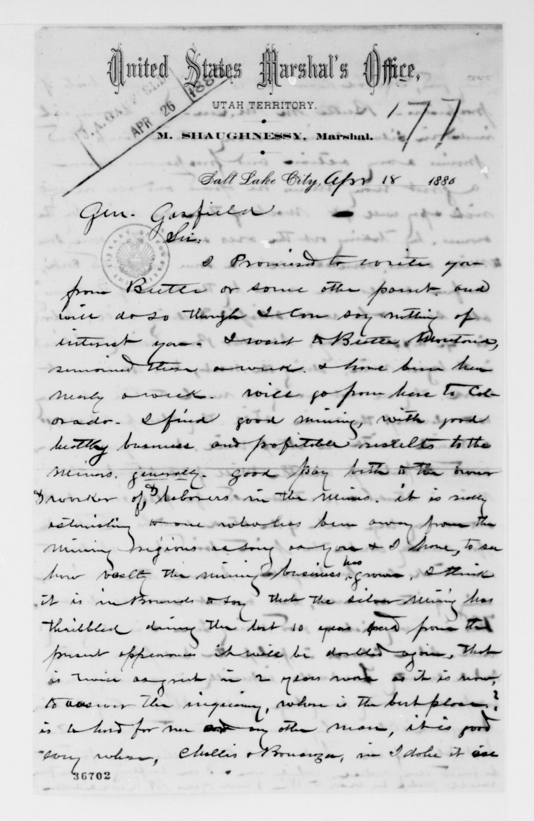 Scanned image of the current content page