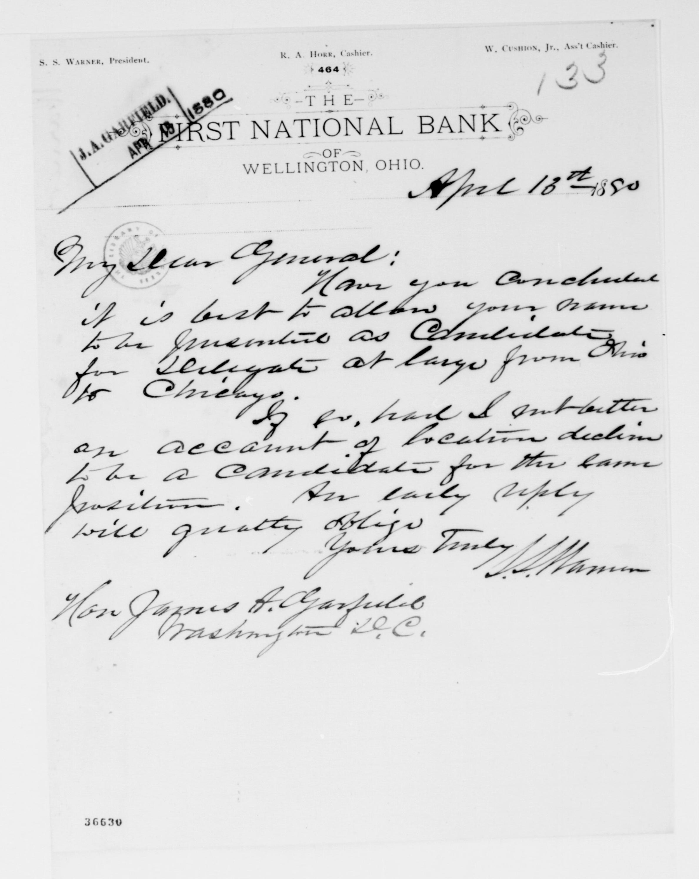 Scanned image of the current content page