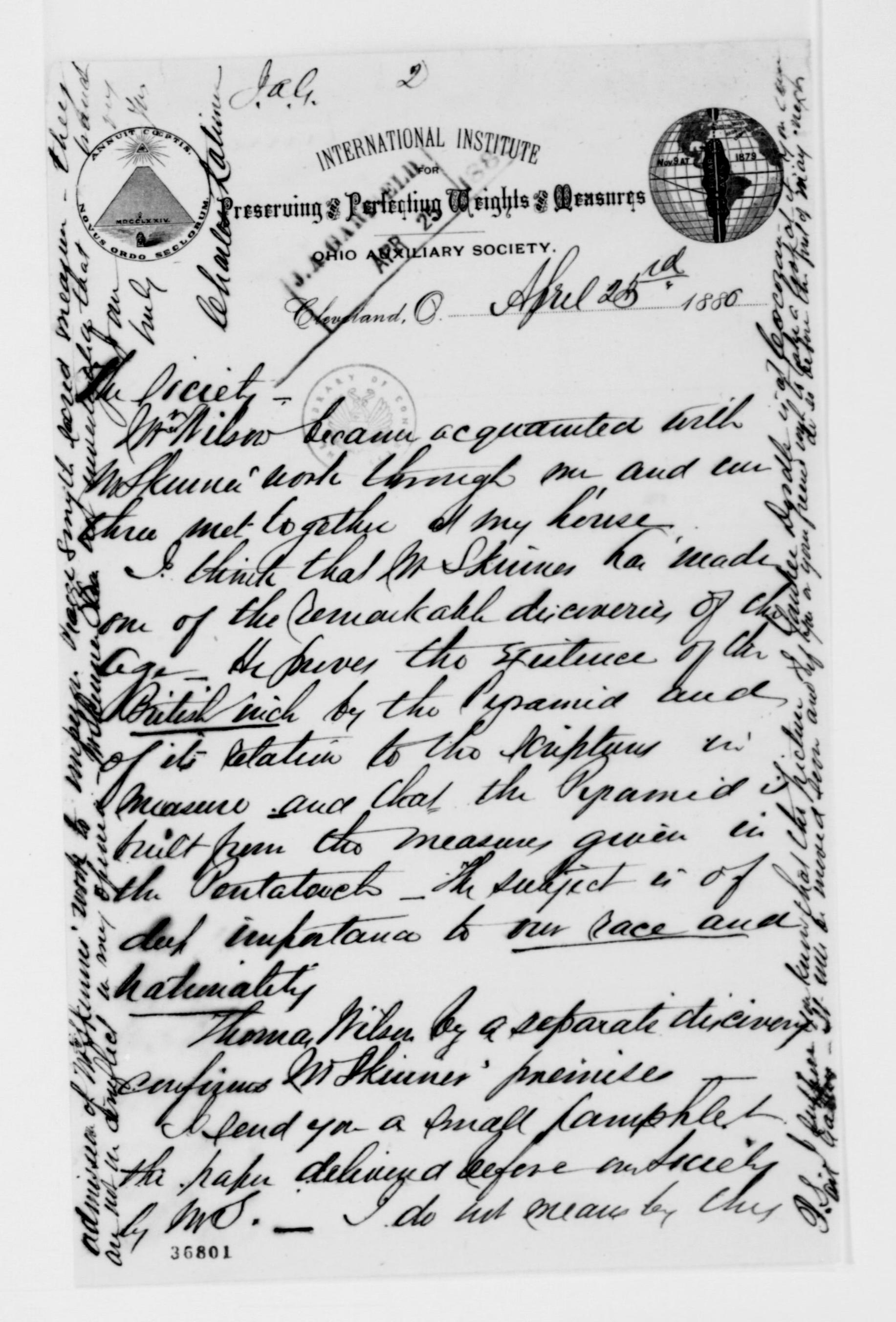 Scanned image of the current content page