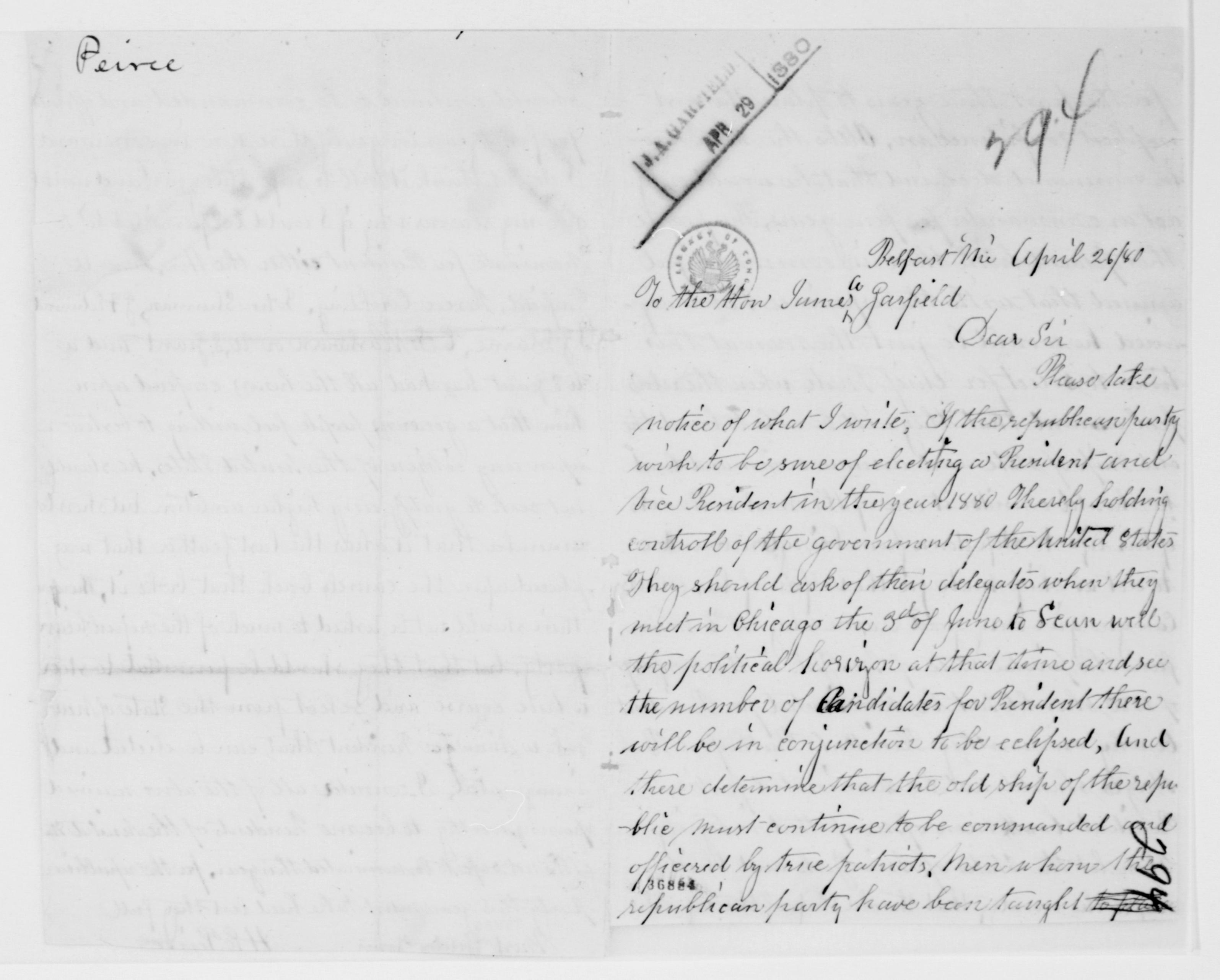 Scanned image of the current content page