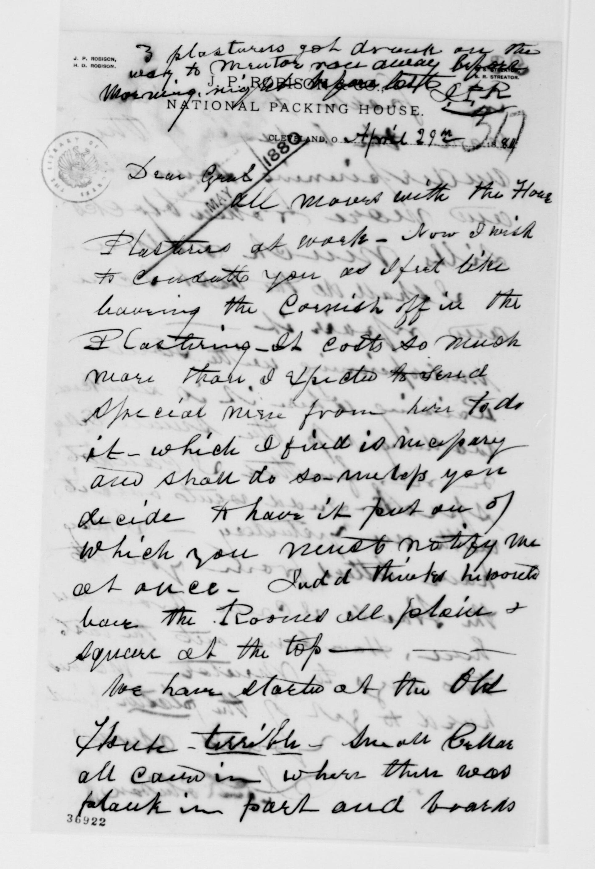 Scanned image of the current content page