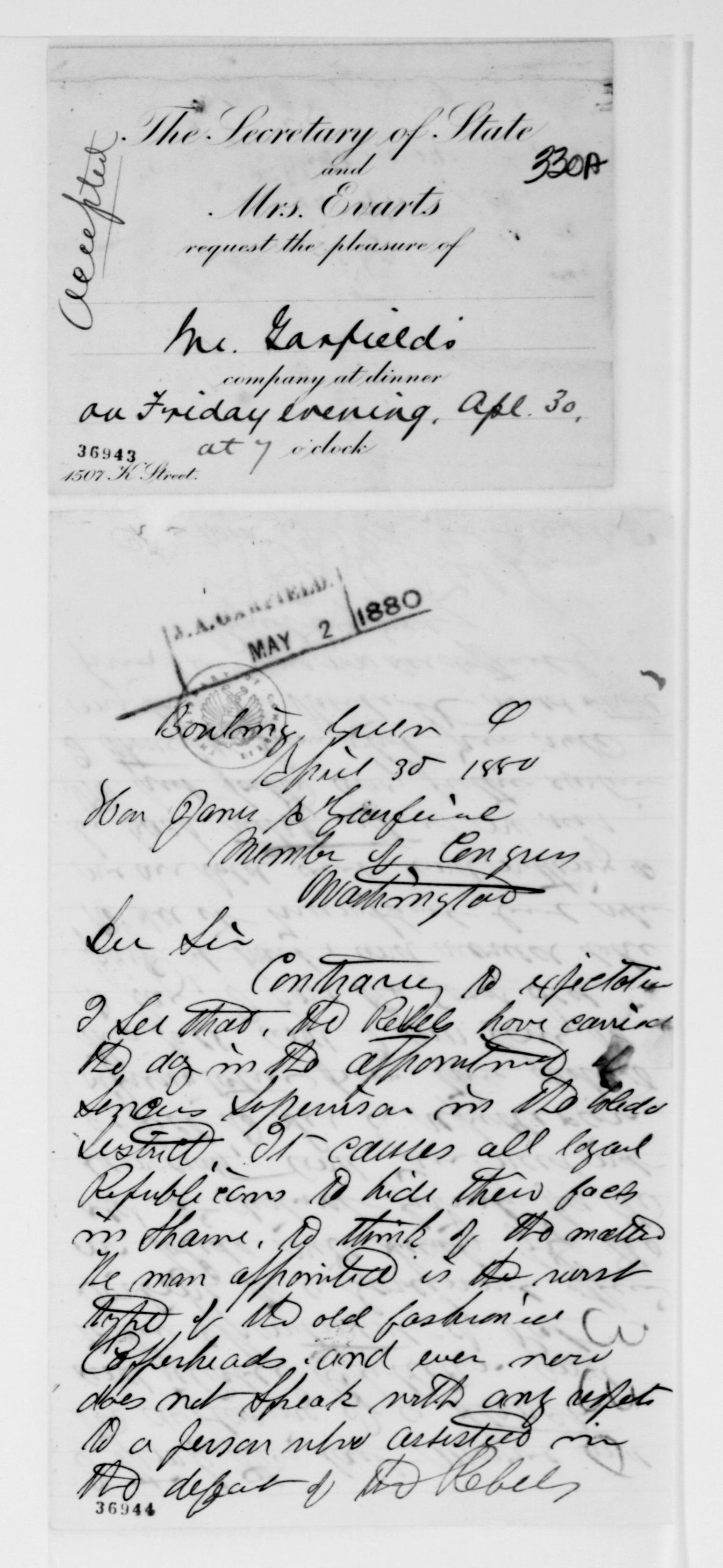 Scanned image of the current content page