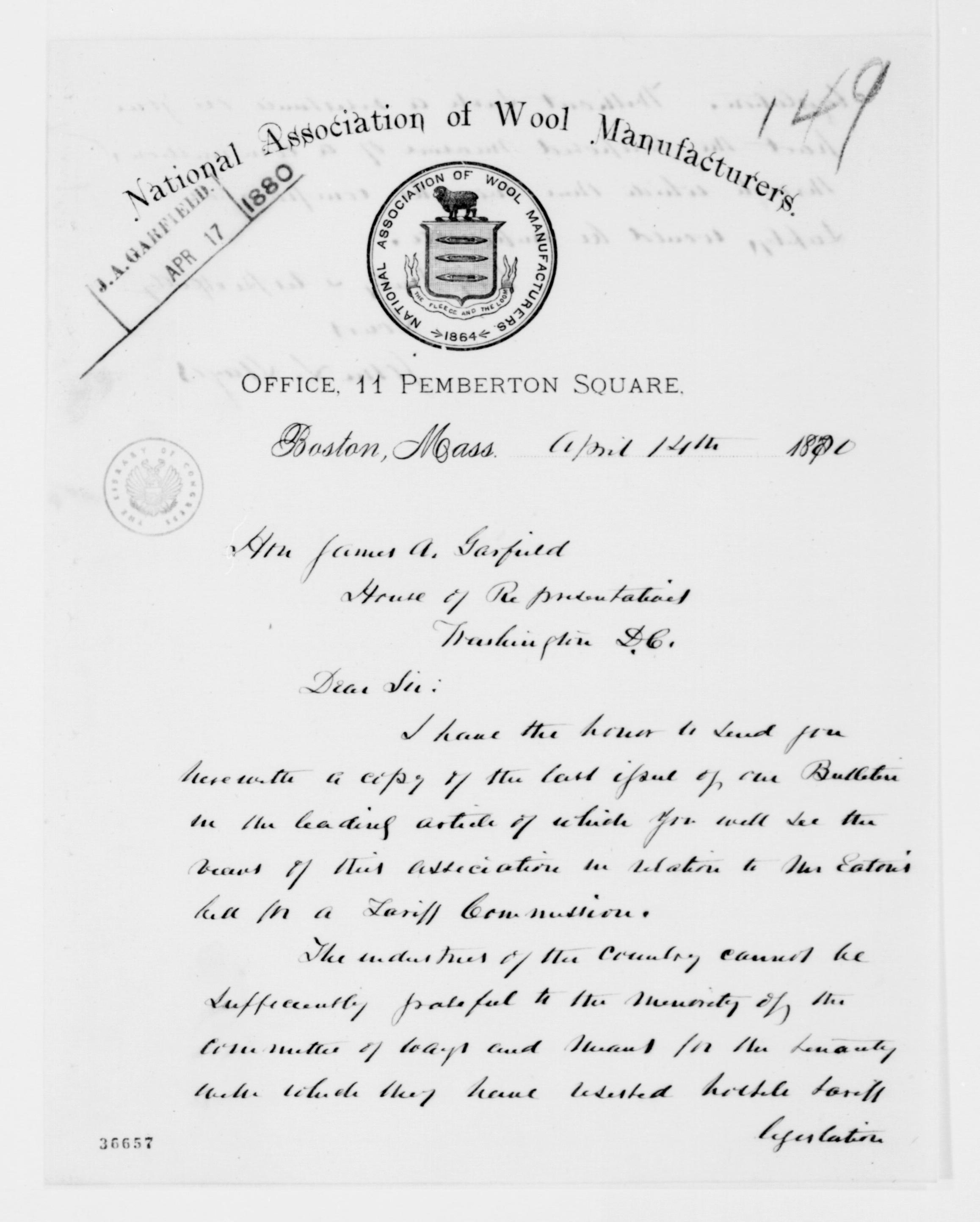 Scanned image of the current content page