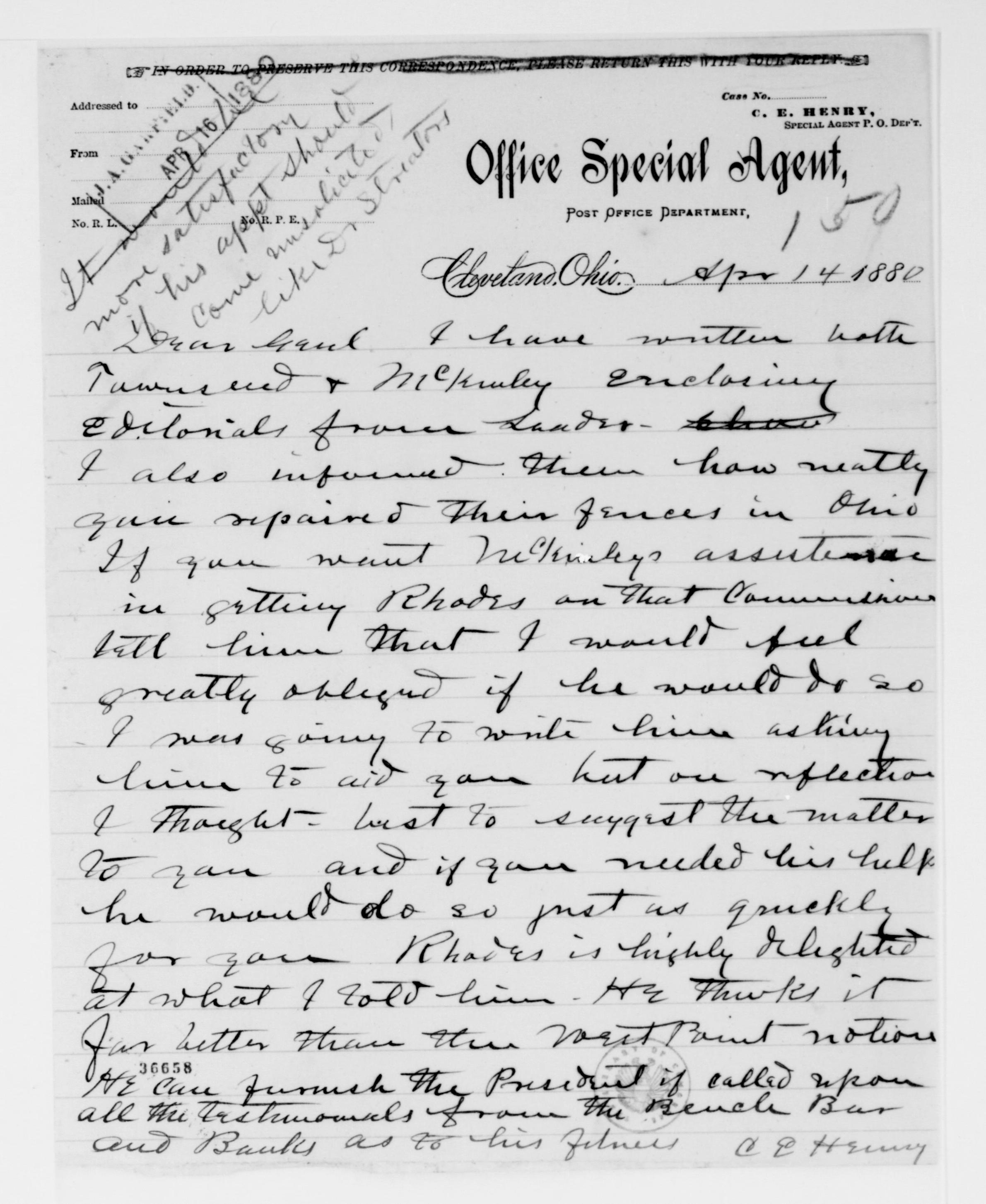 Scanned image of the current content page