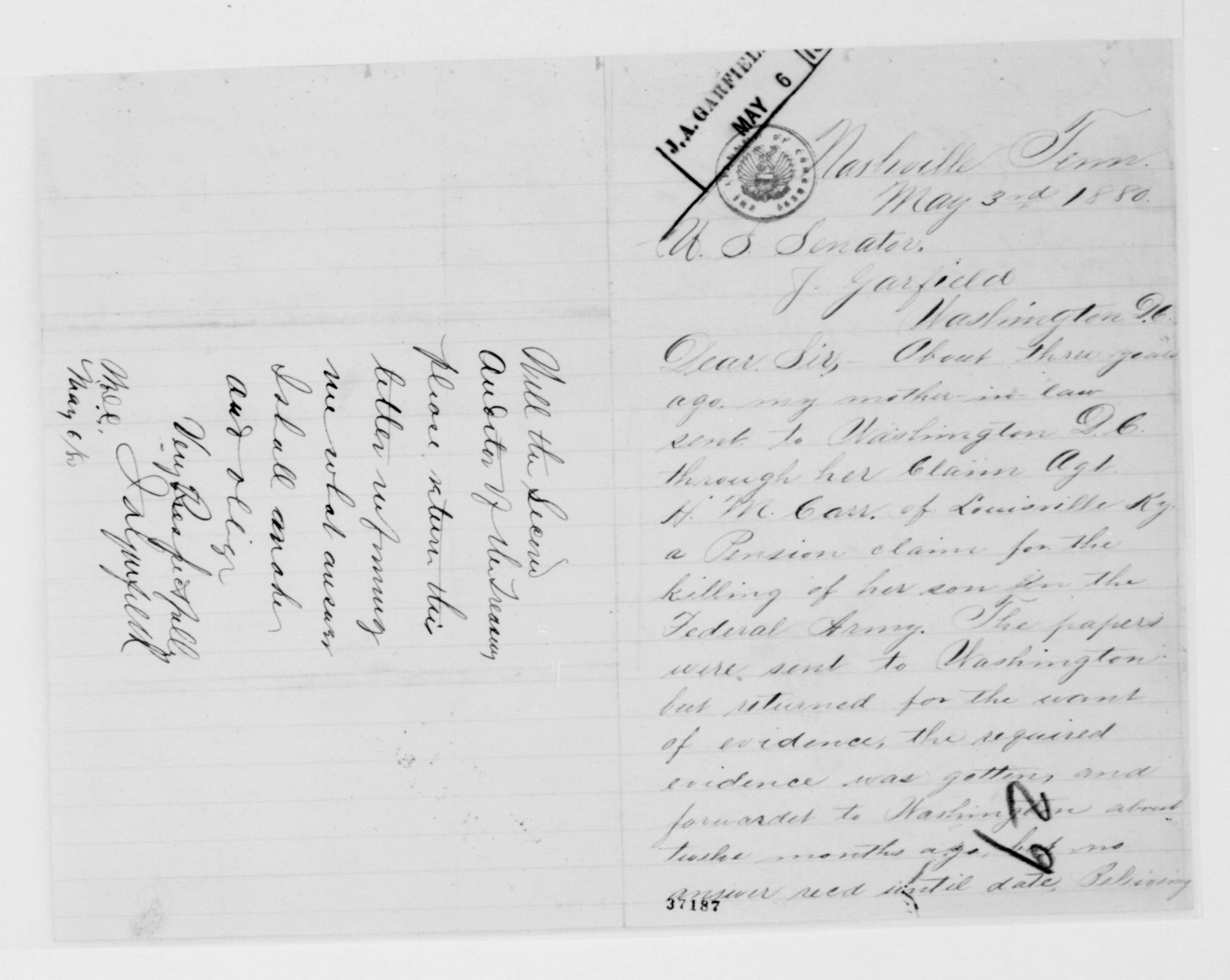 Scanned image of the current content page