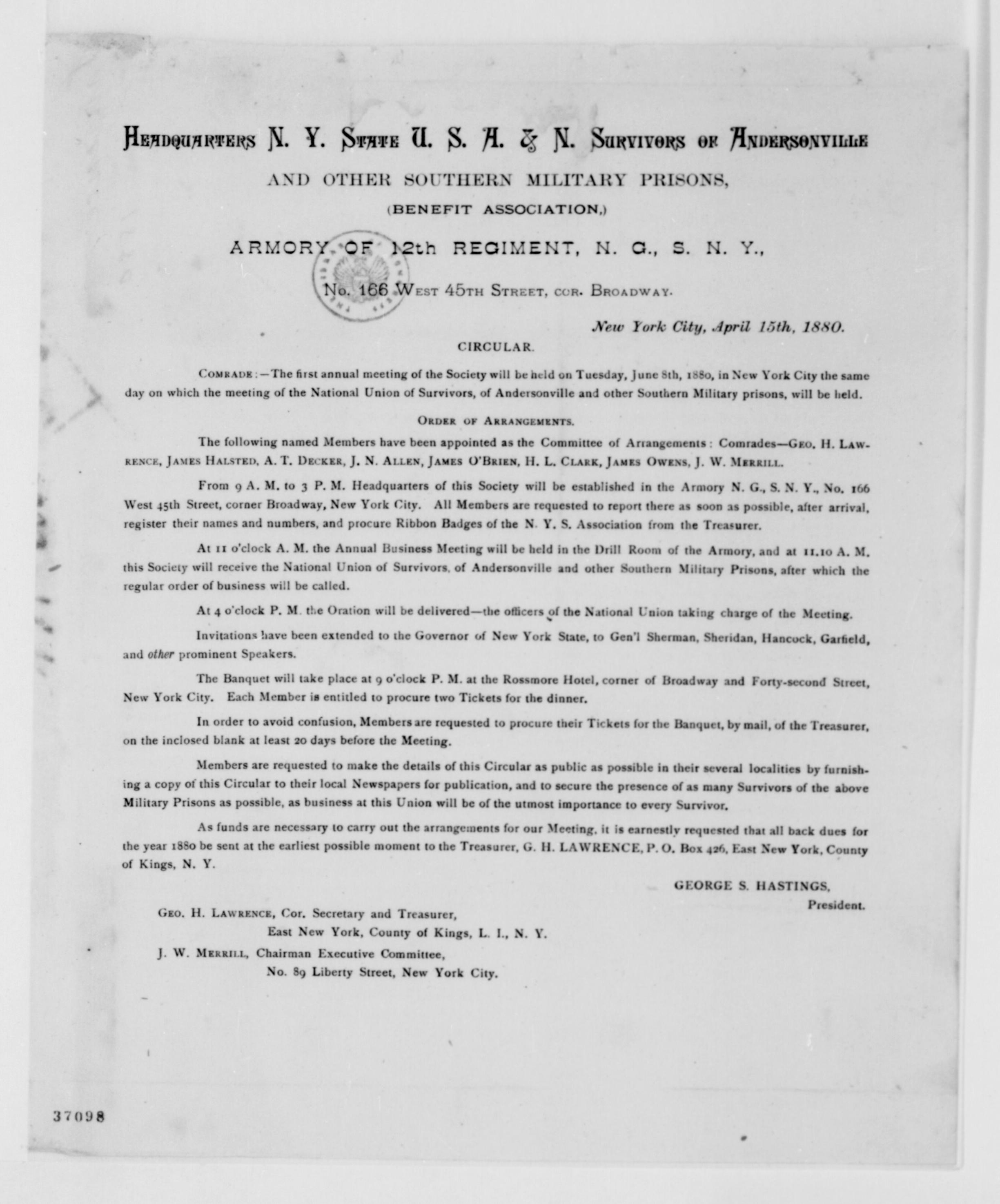 Scanned image of the current content page