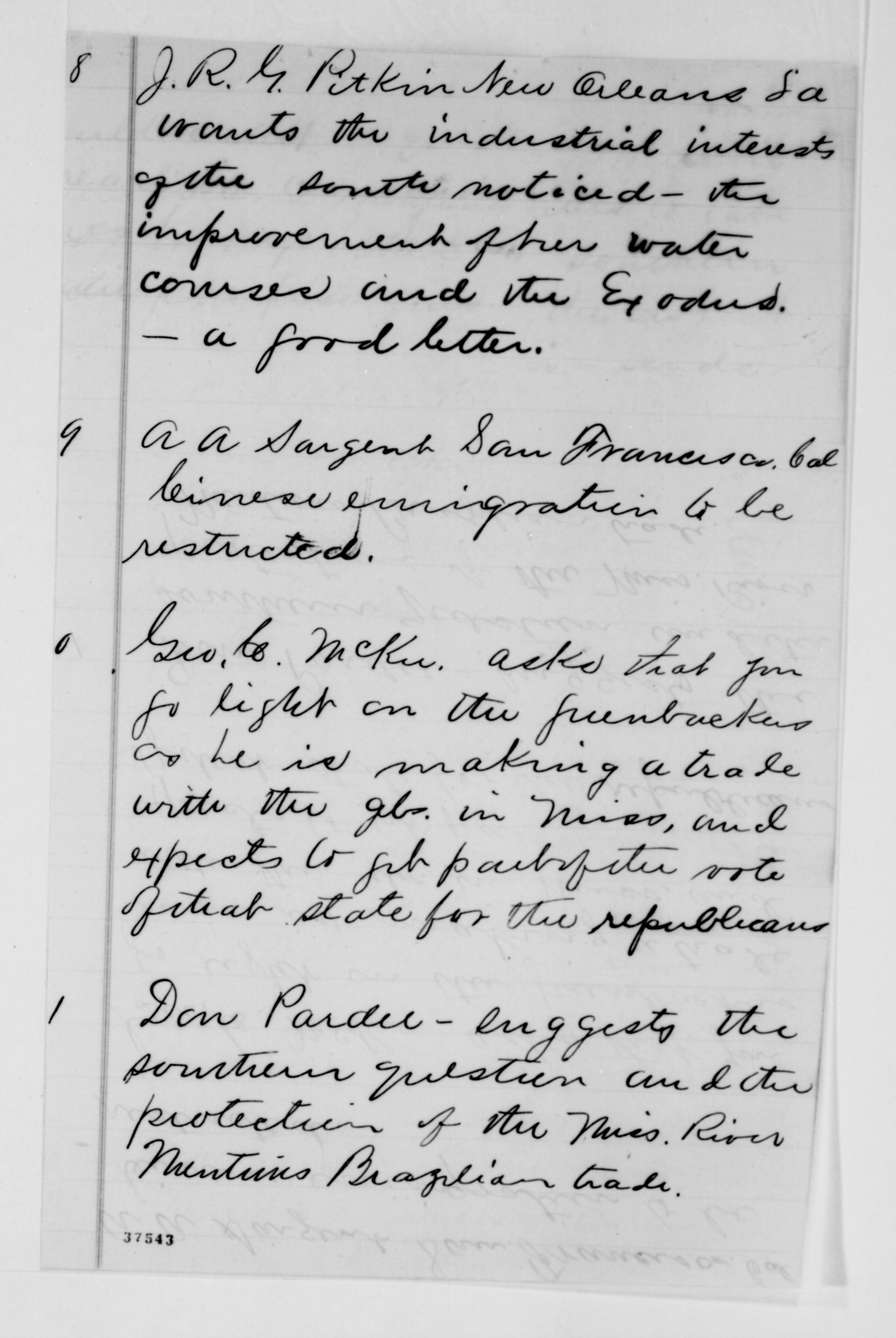 Scanned image of the current content page