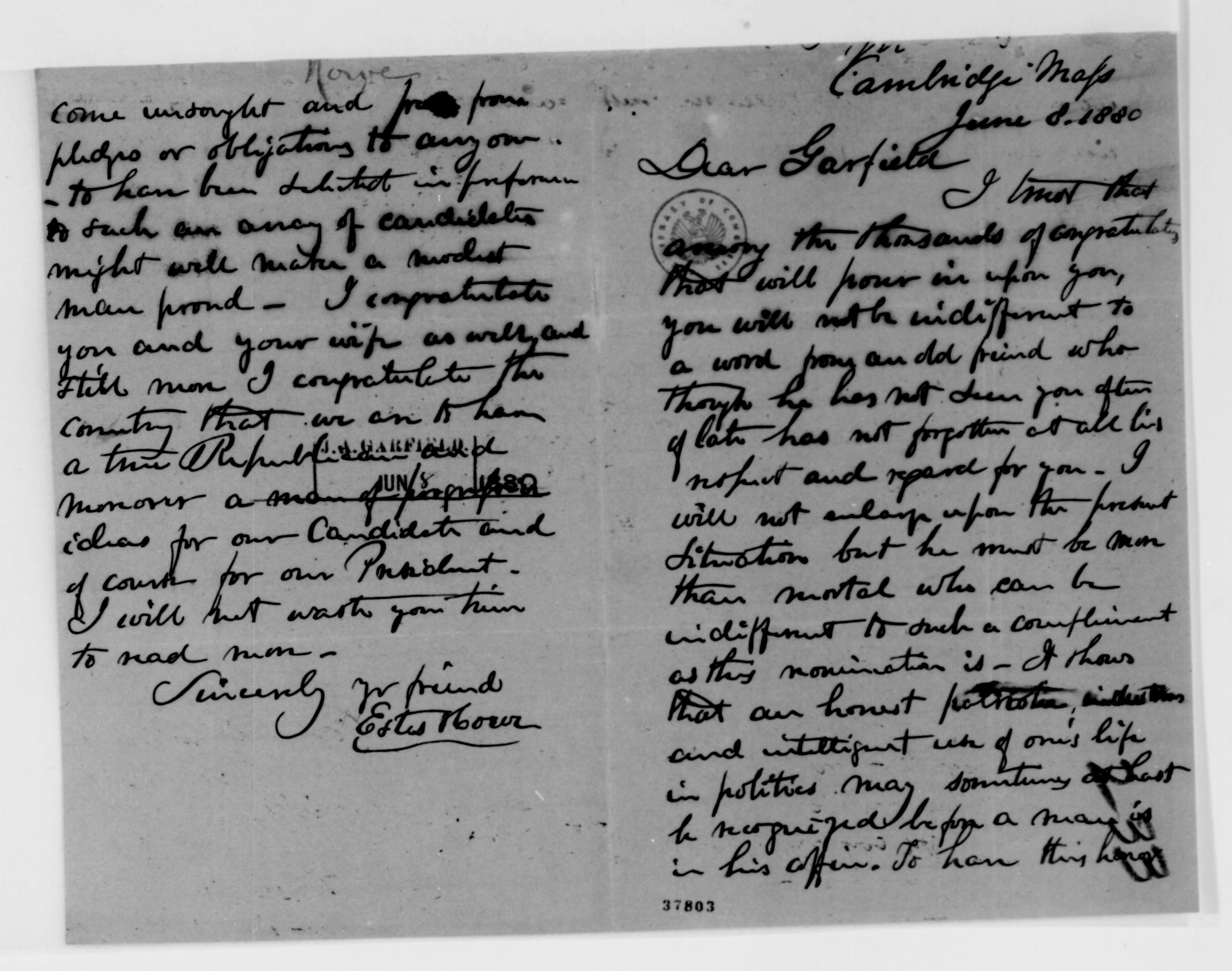 Scanned image of the current content page