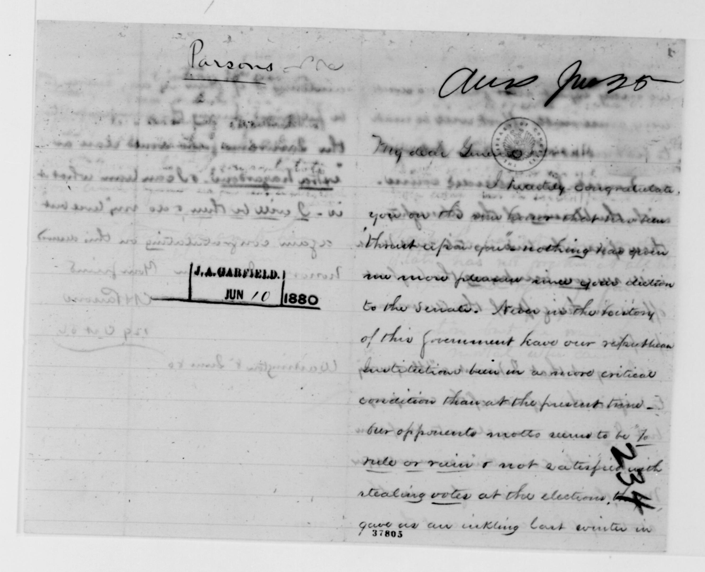 Scanned image of the current content page