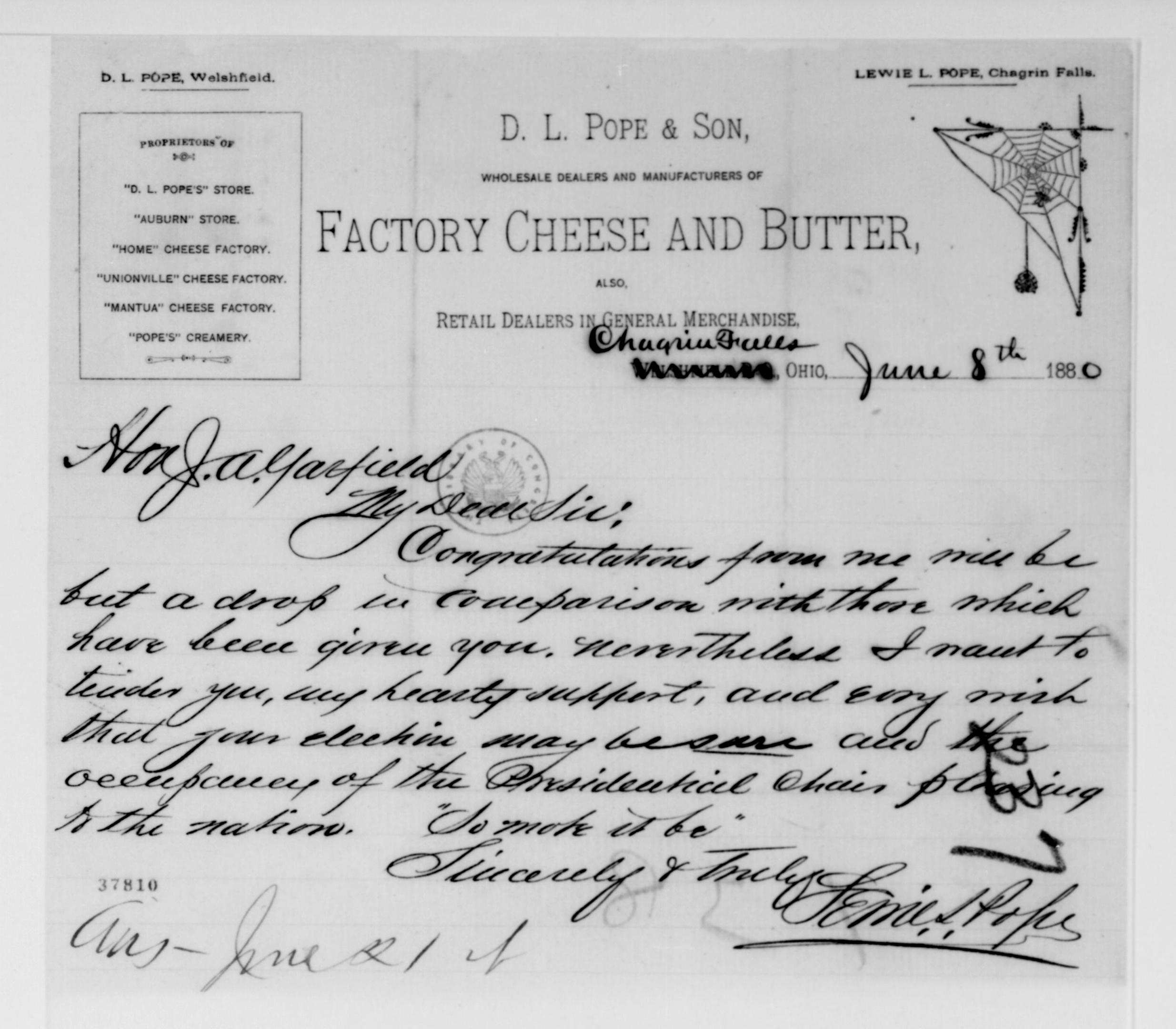 Scanned image of the current content page