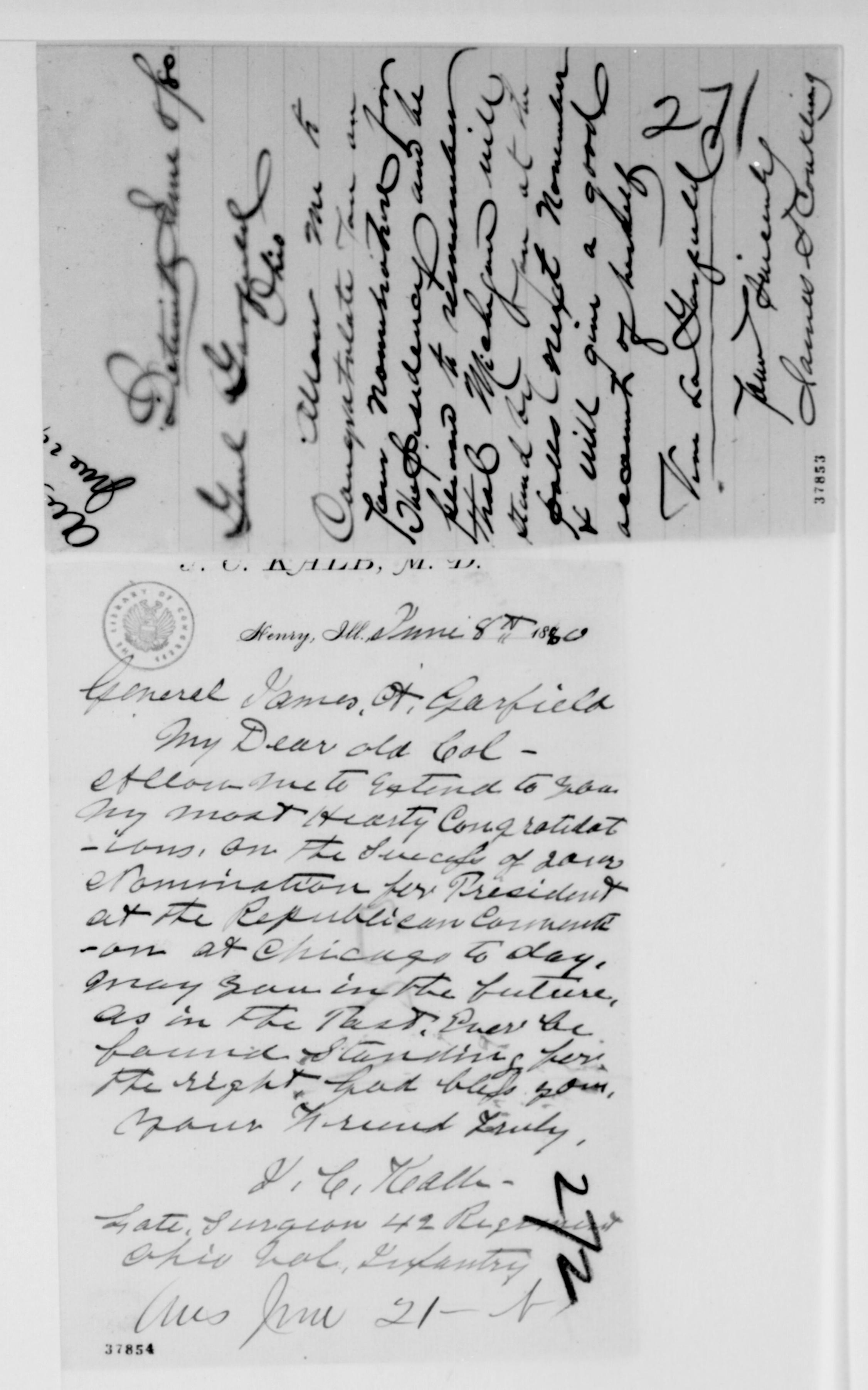 Scanned image of the current content page