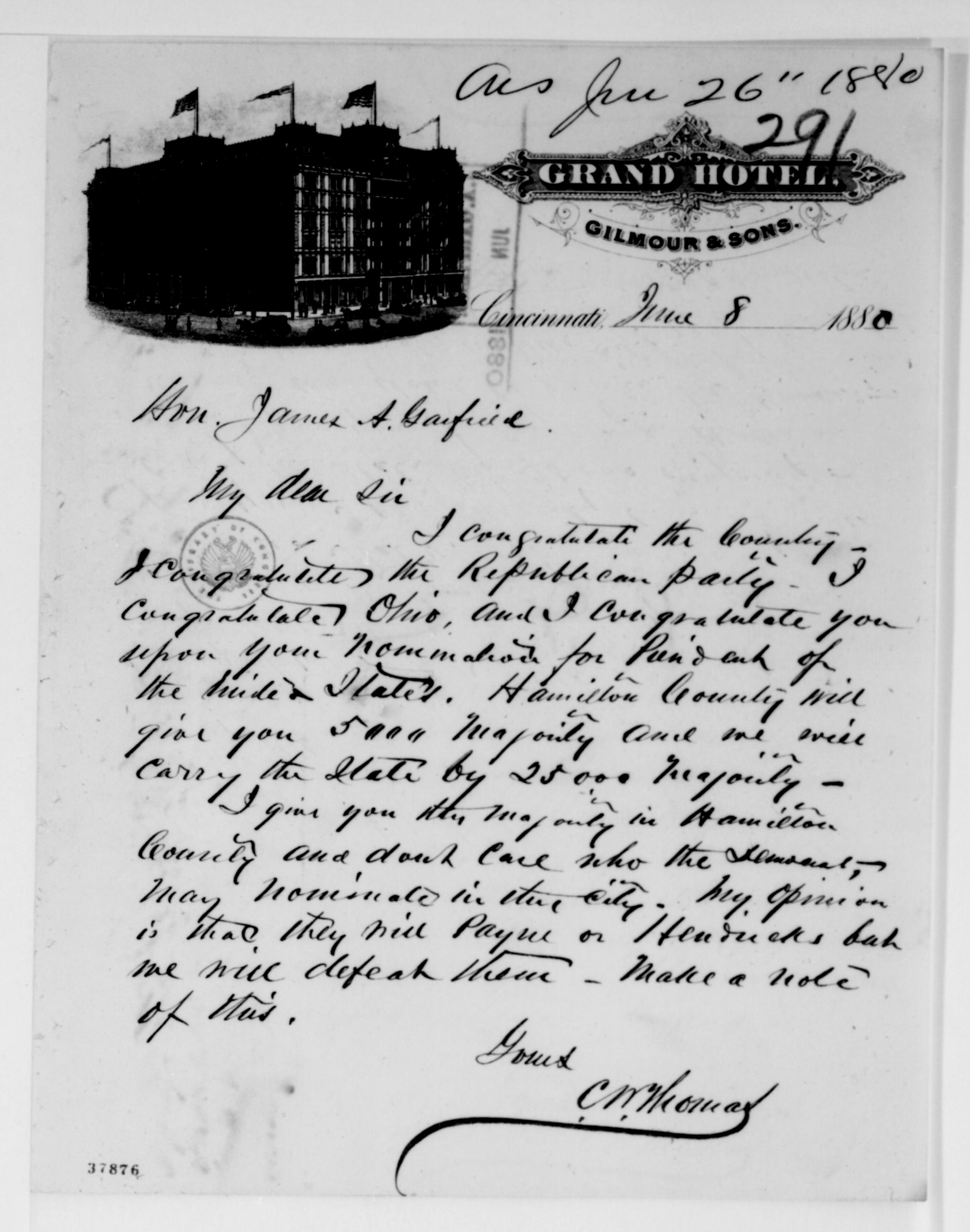 Scanned image of the current content page