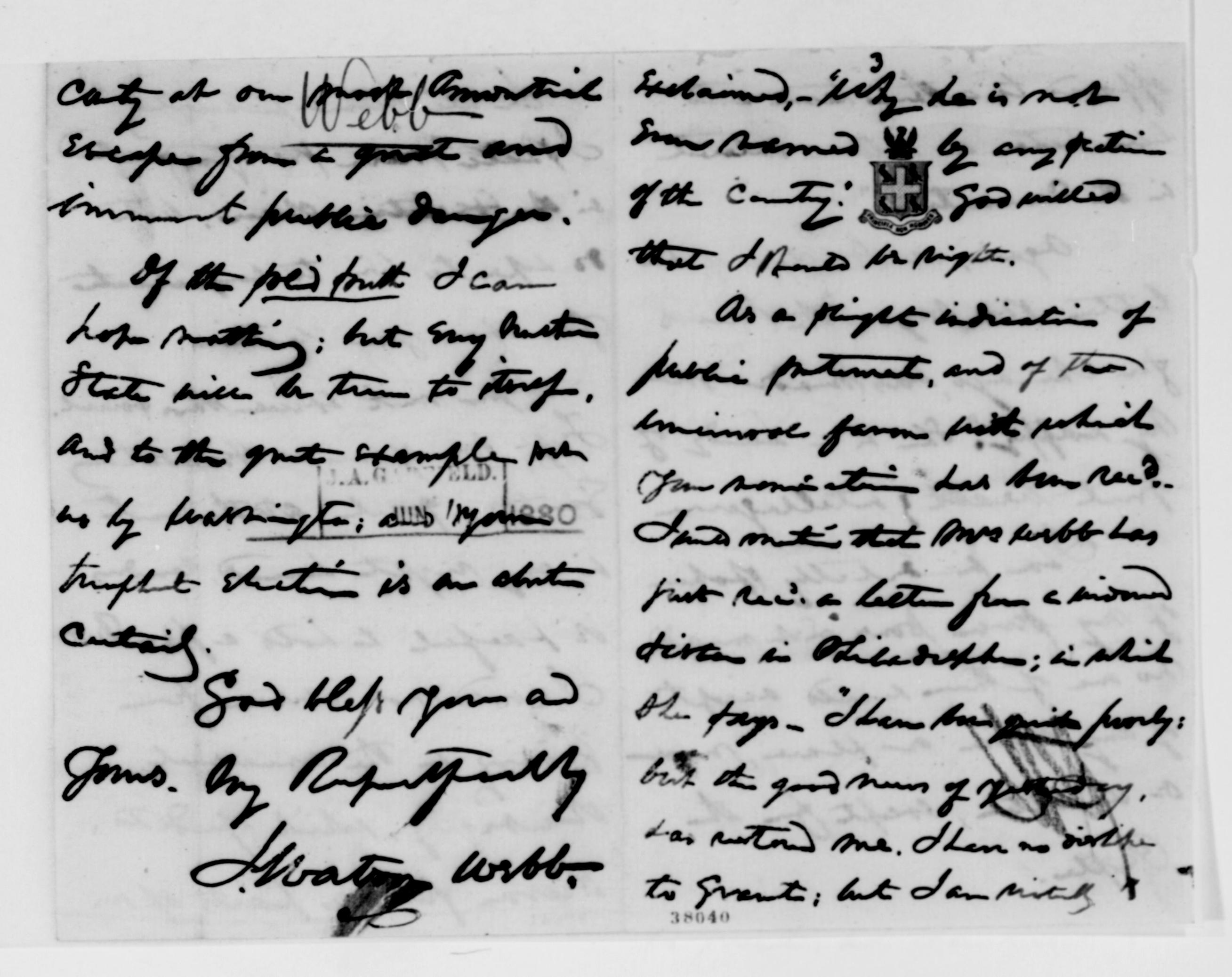 Scanned image of the current content page