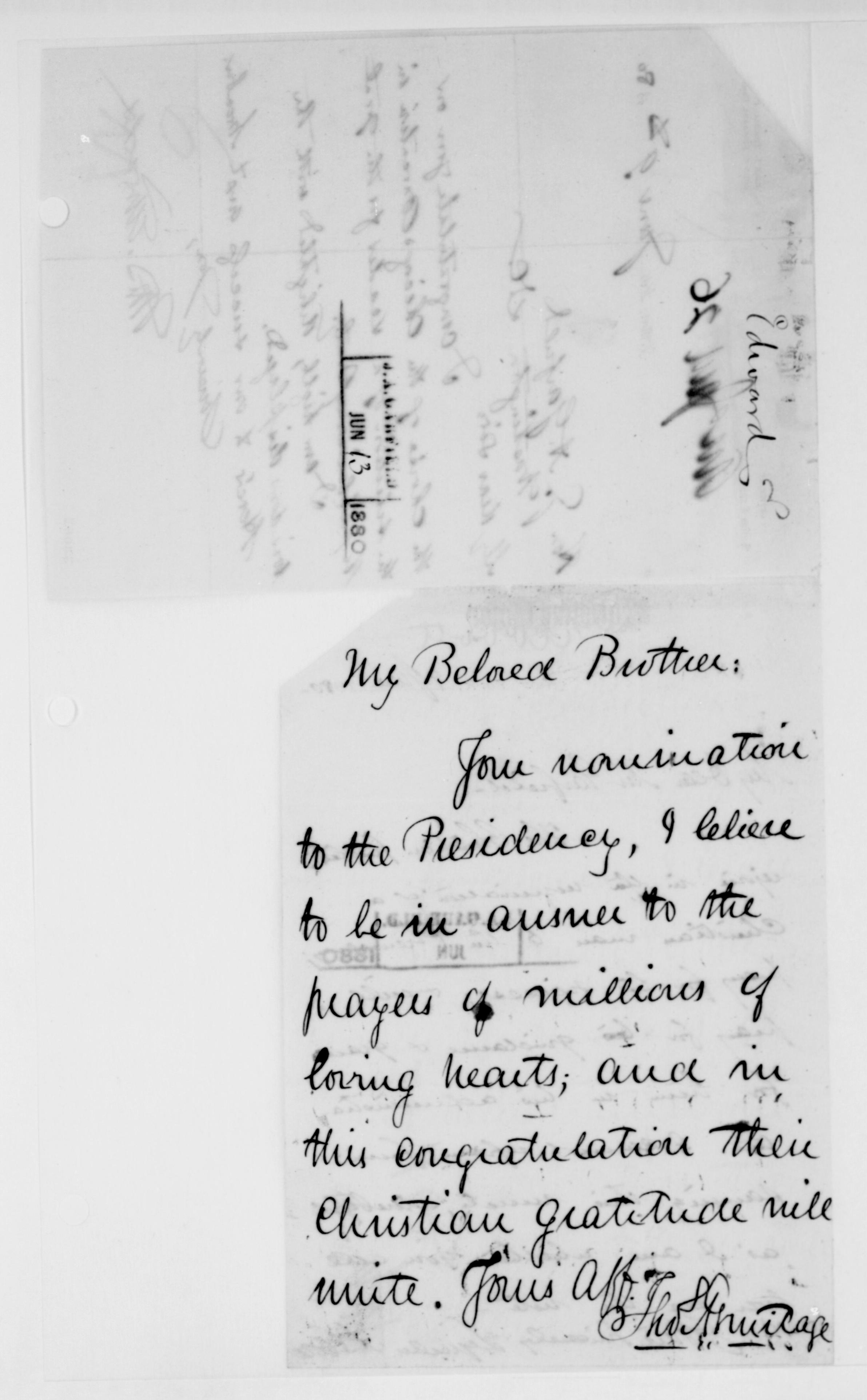 Scanned image of the current content page