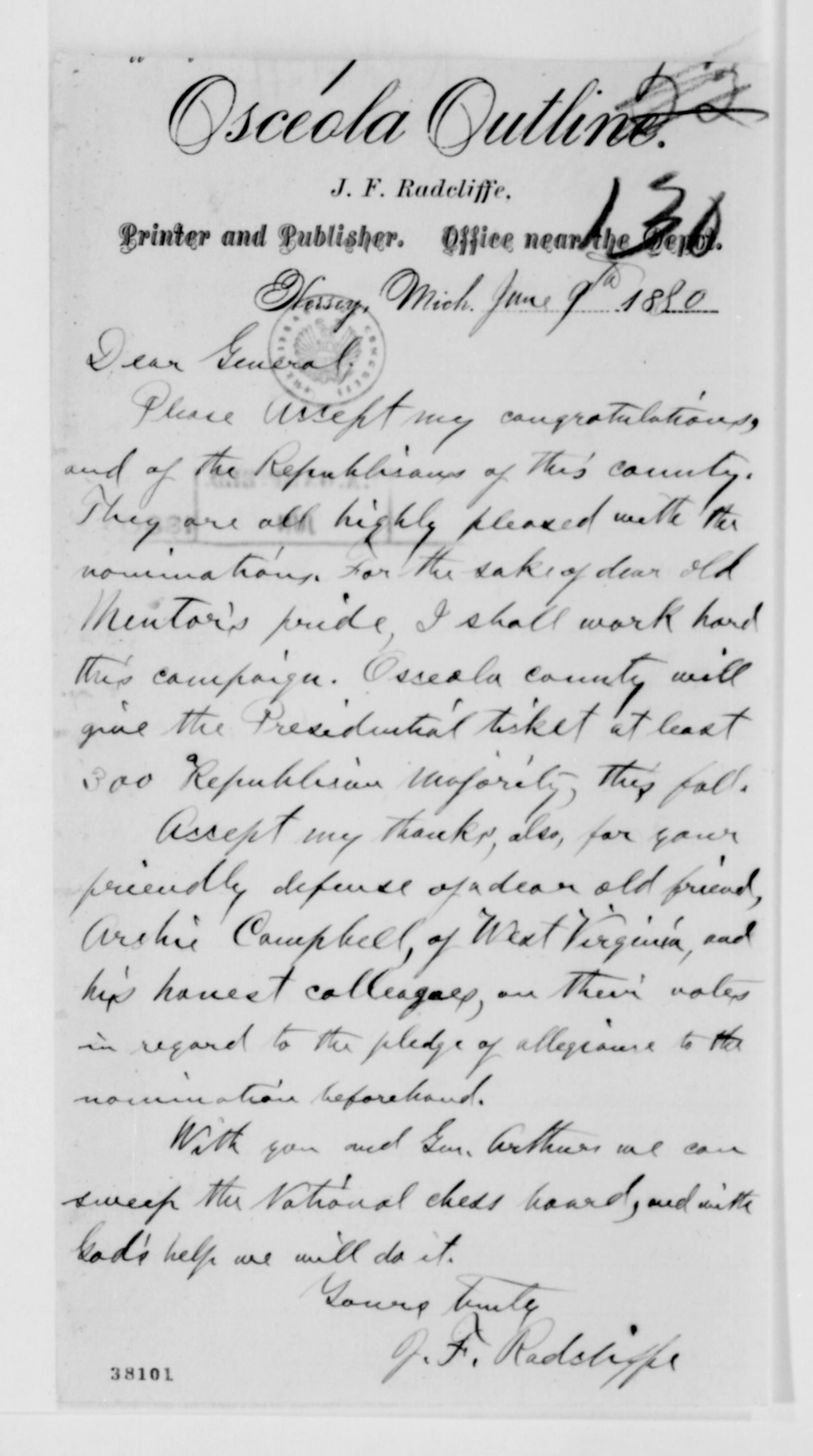 Scanned image of the current content page