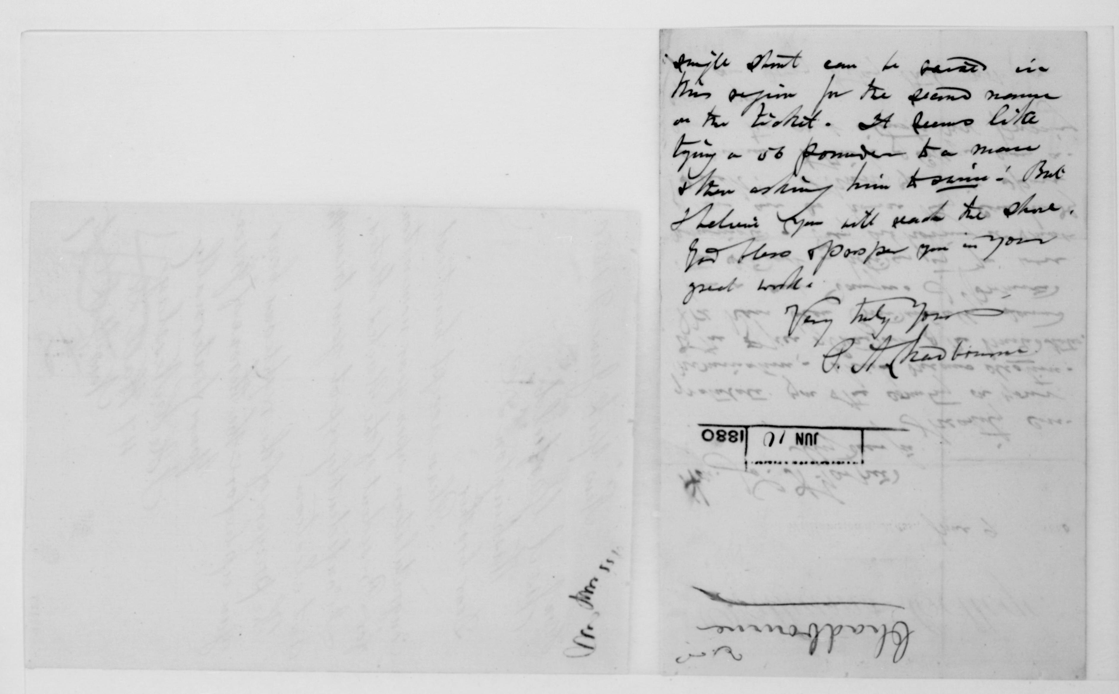 Scanned image of the current content page