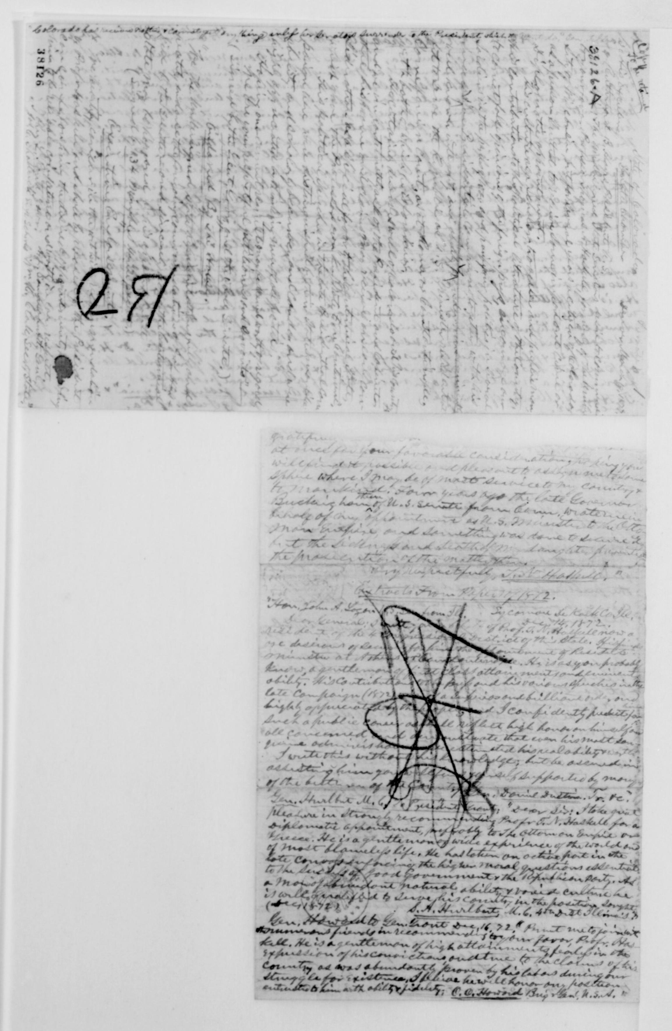 Scanned image of the current content page