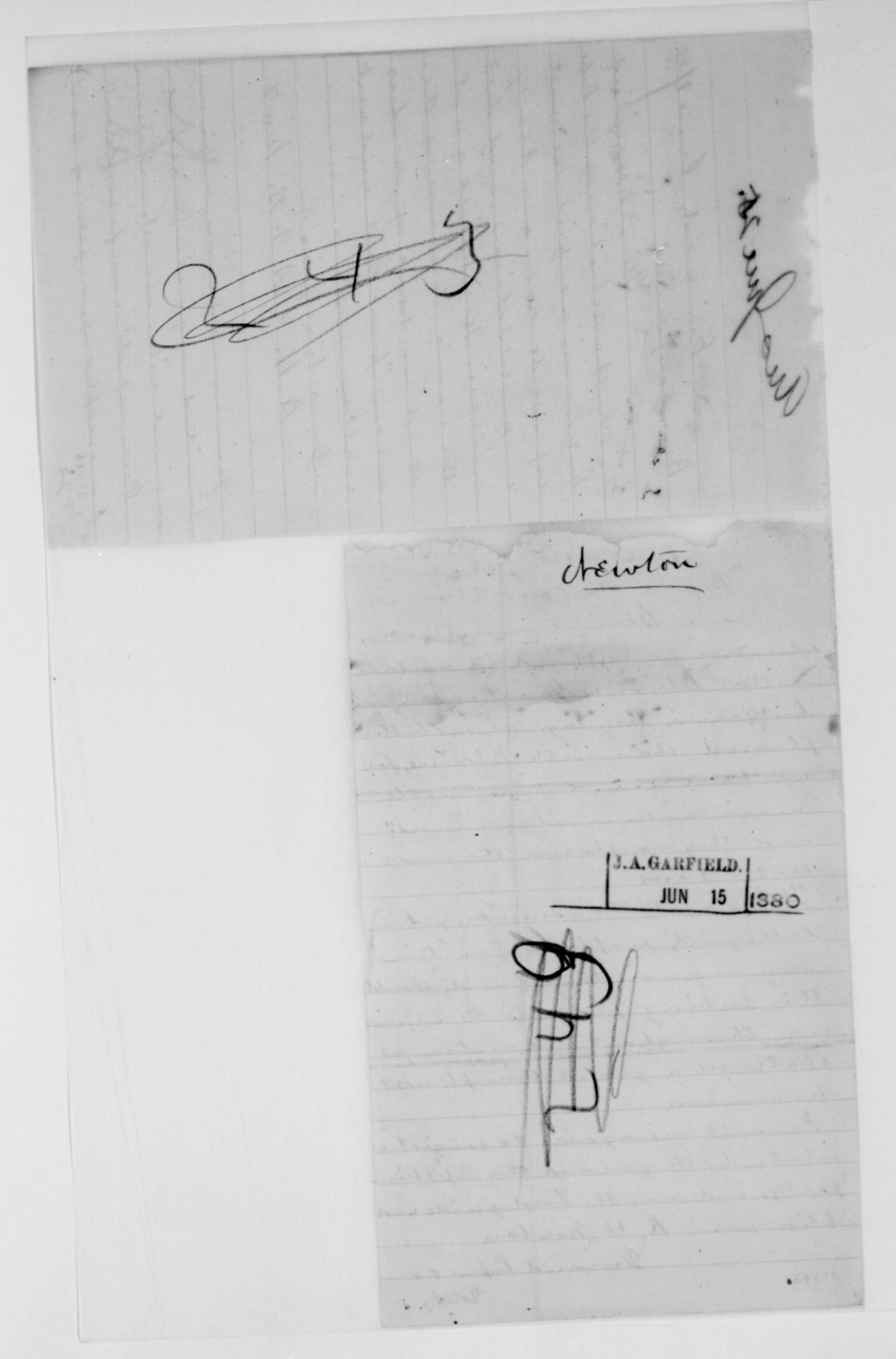 Scanned image of the current content page