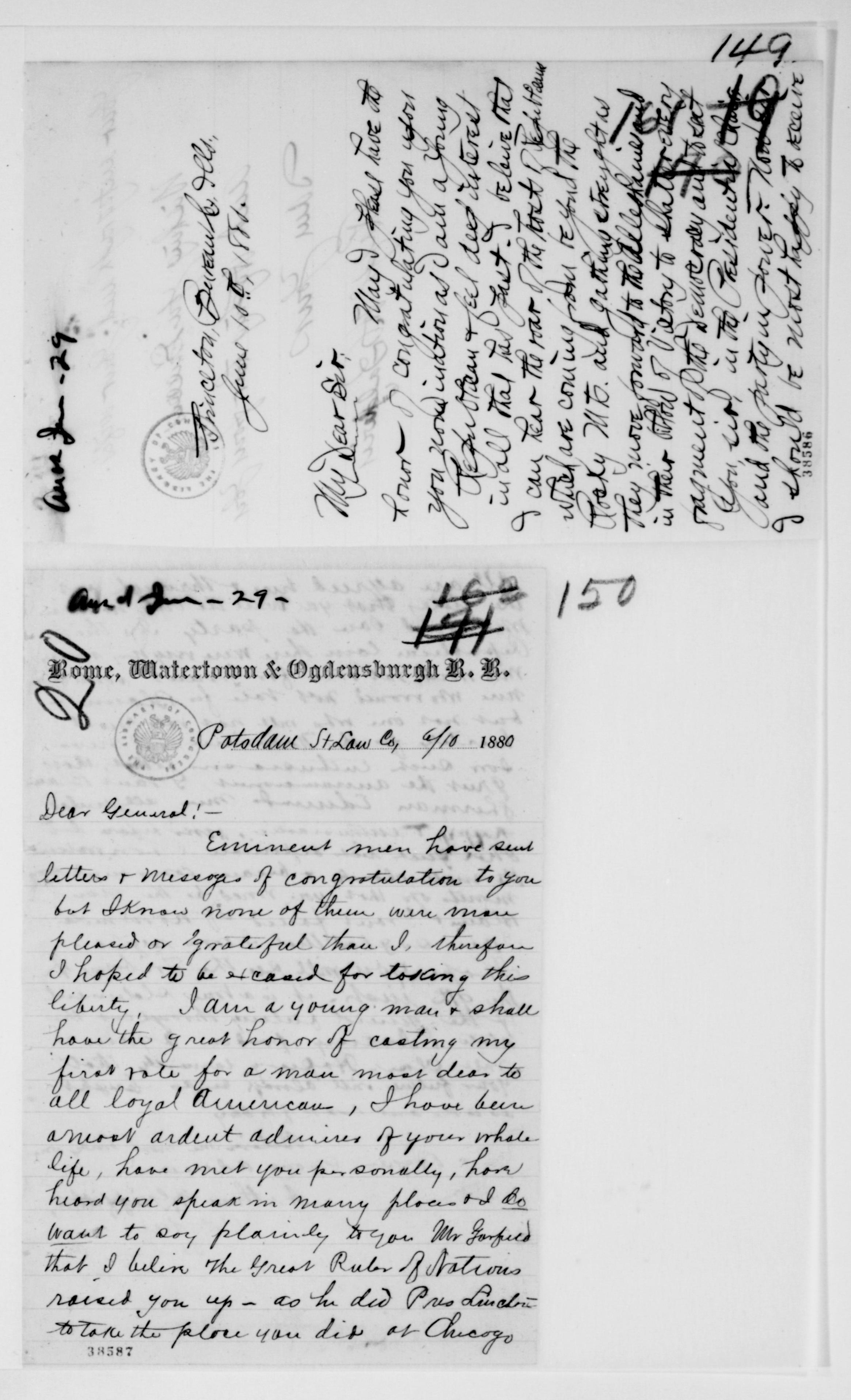 Scanned image of the current content page