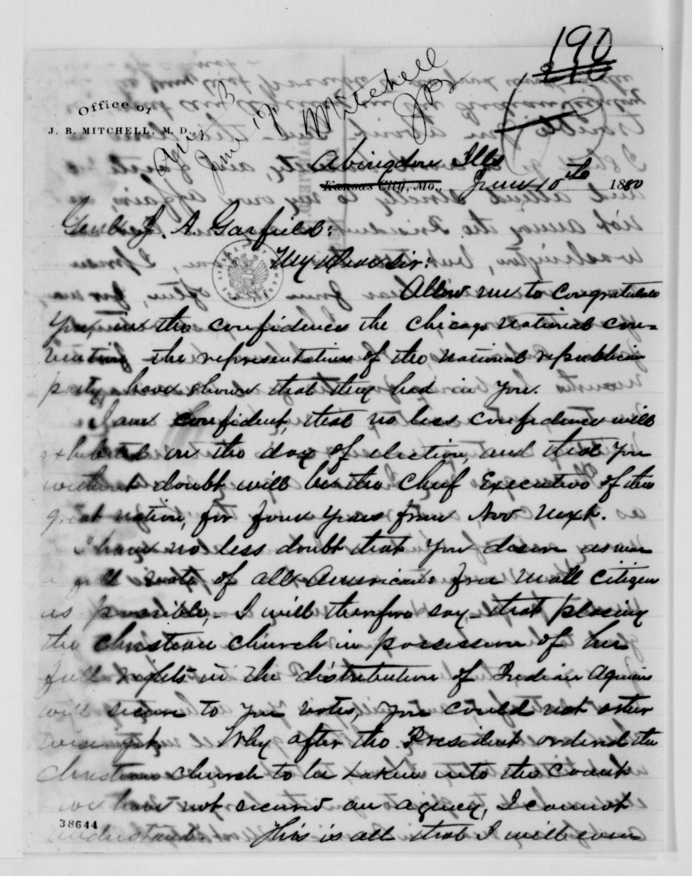 Scanned image of the current content page