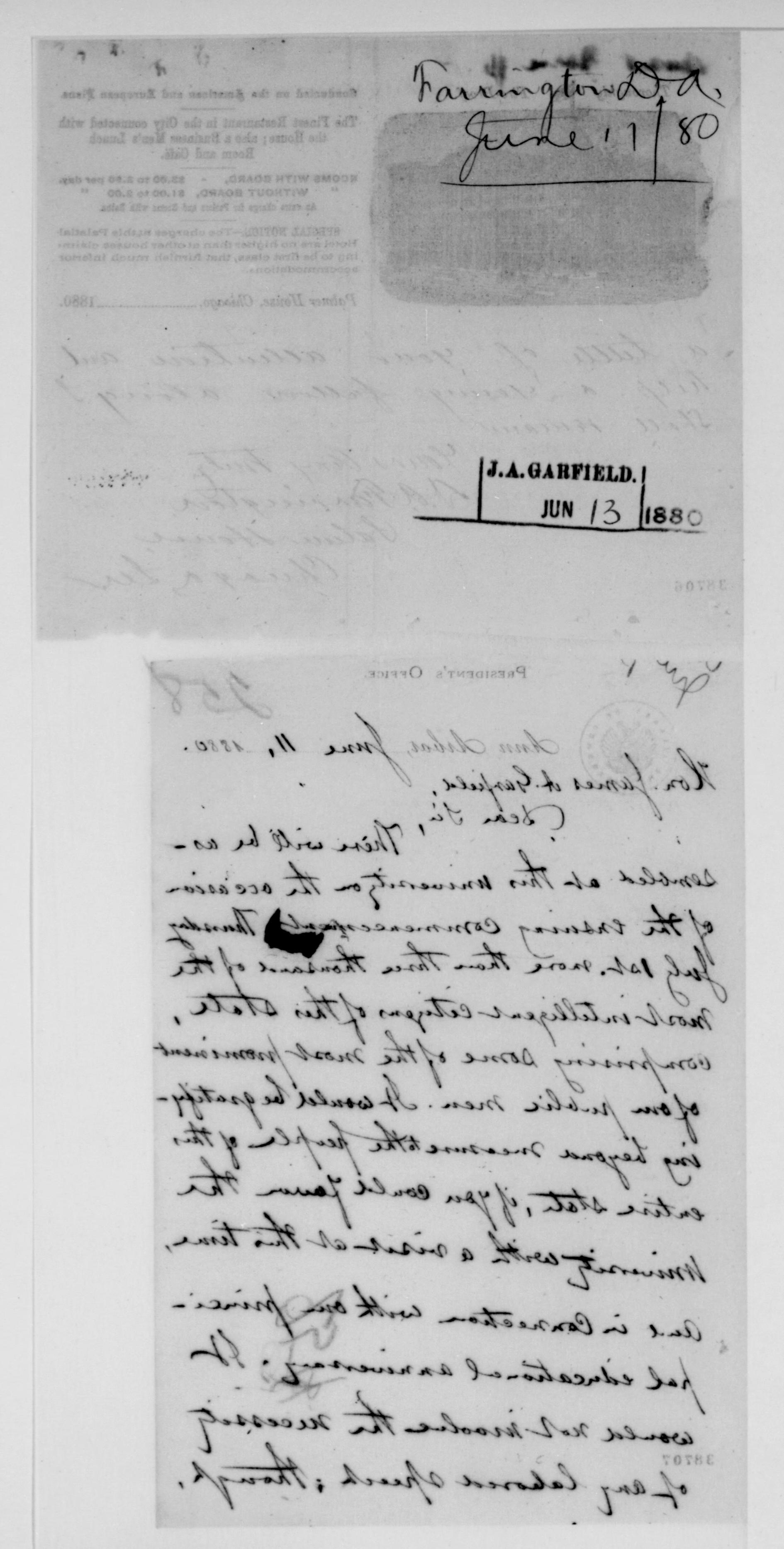 Scanned image of the current content page