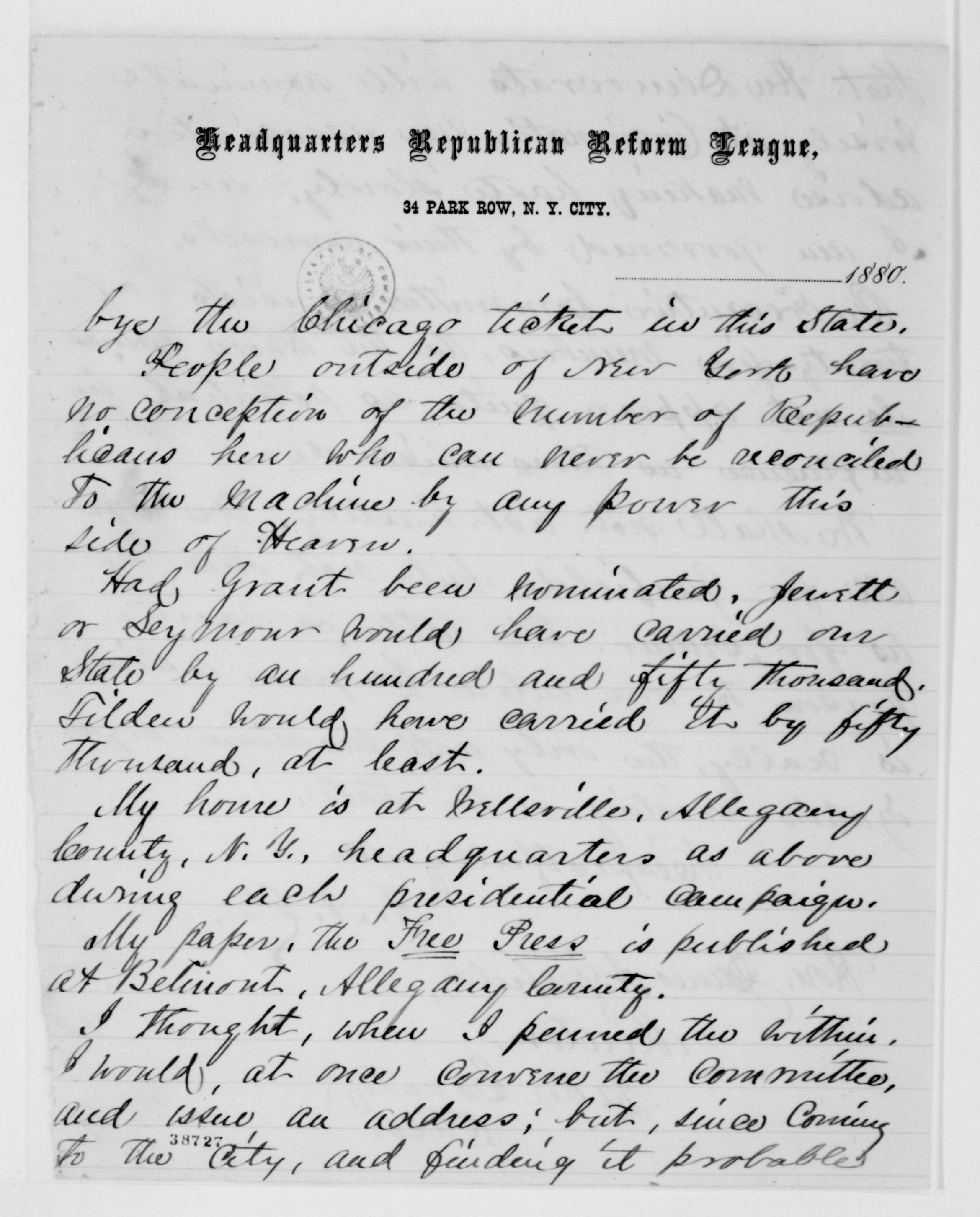 Scanned image of the current content page