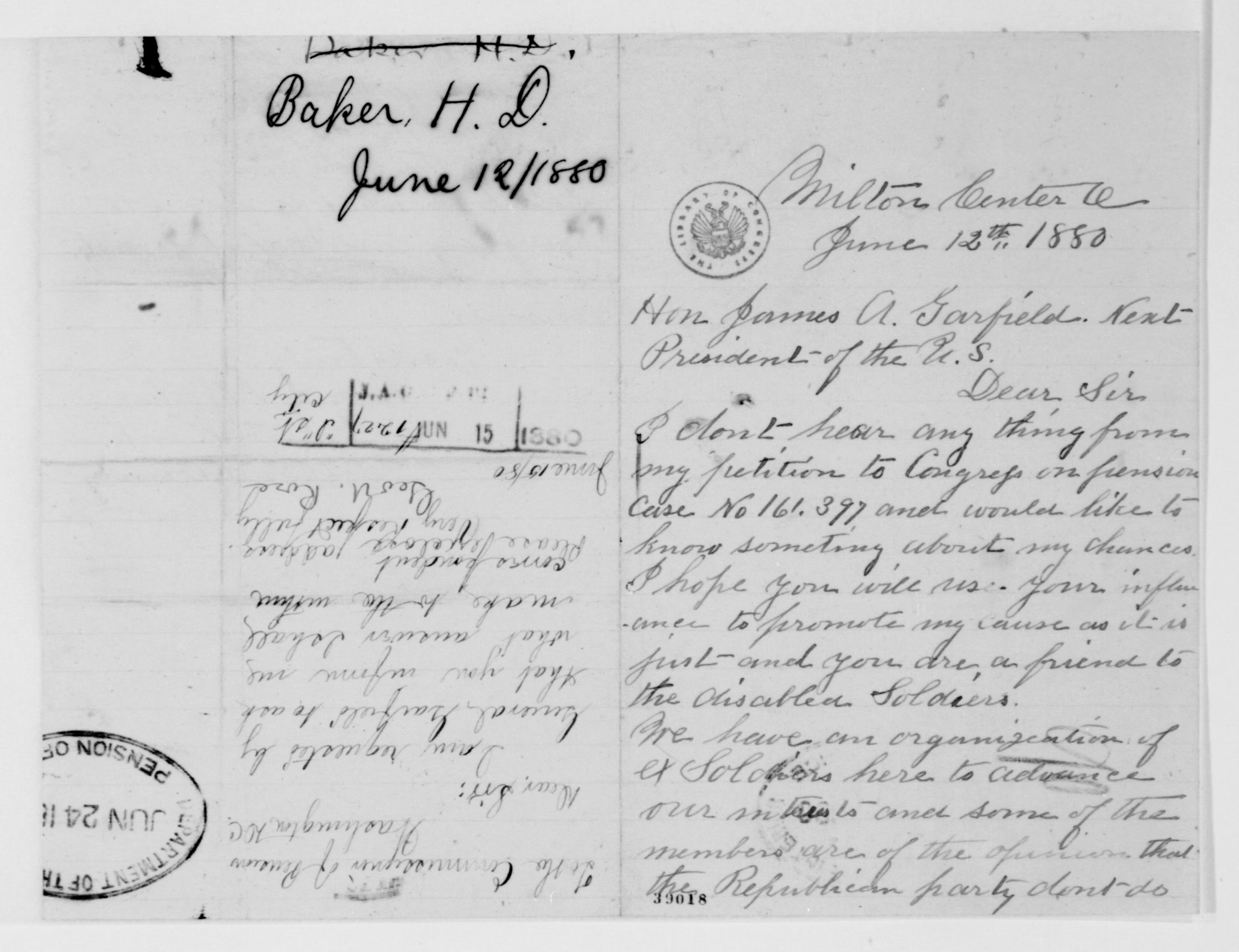 Scanned image of the current content page