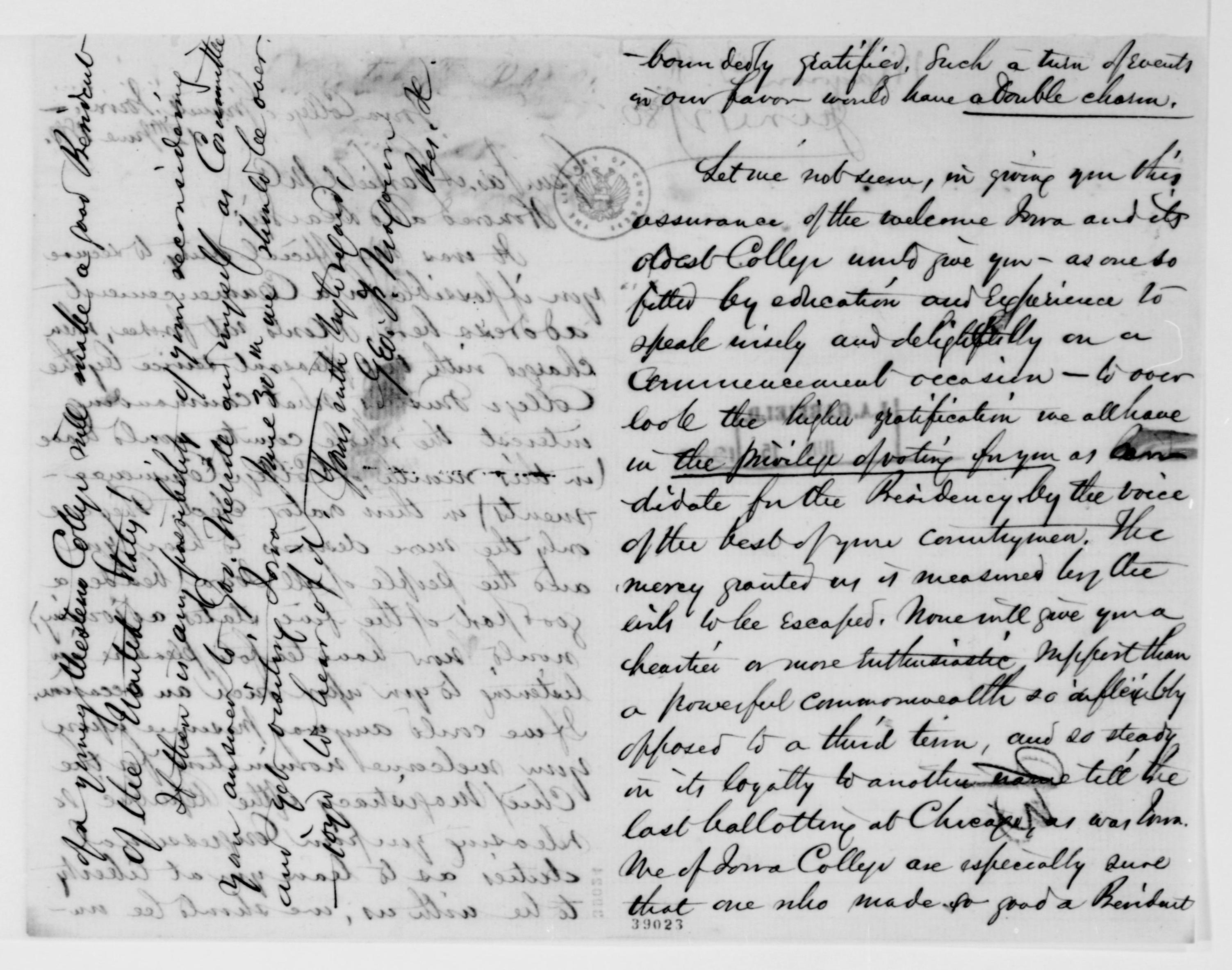 Scanned image of the current content page