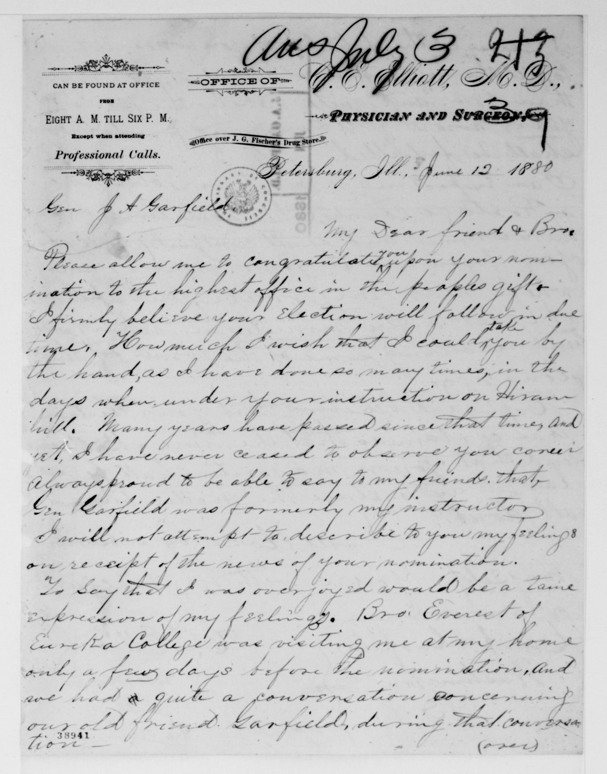 Scanned image of the current content page