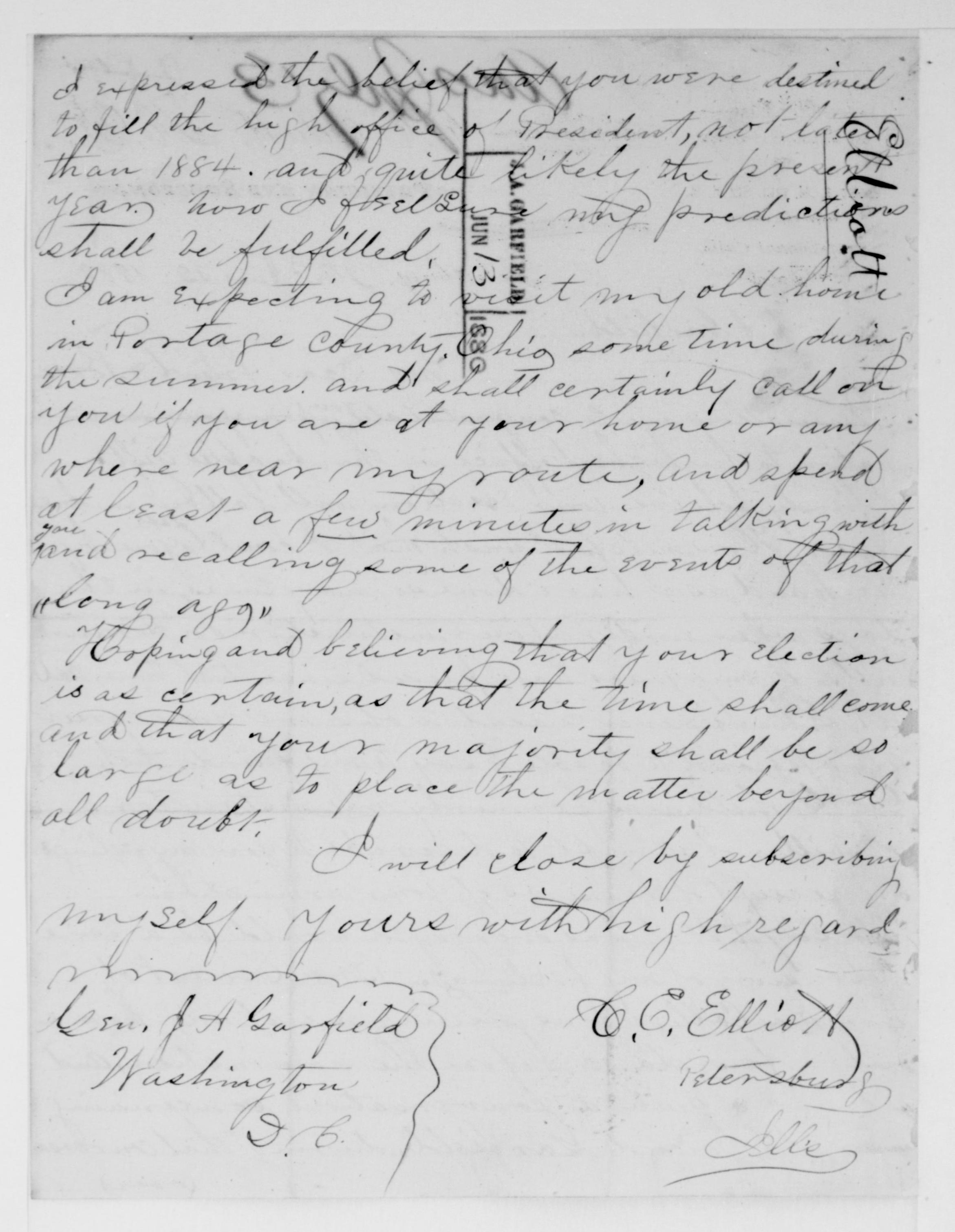 Scanned image of the current content page