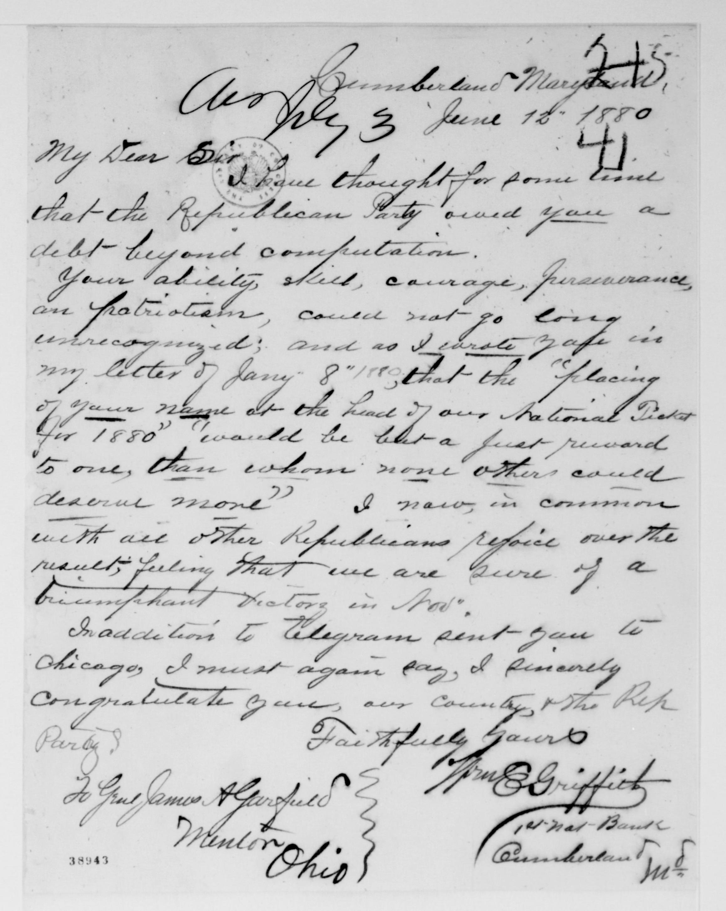 Scanned image of the current content page