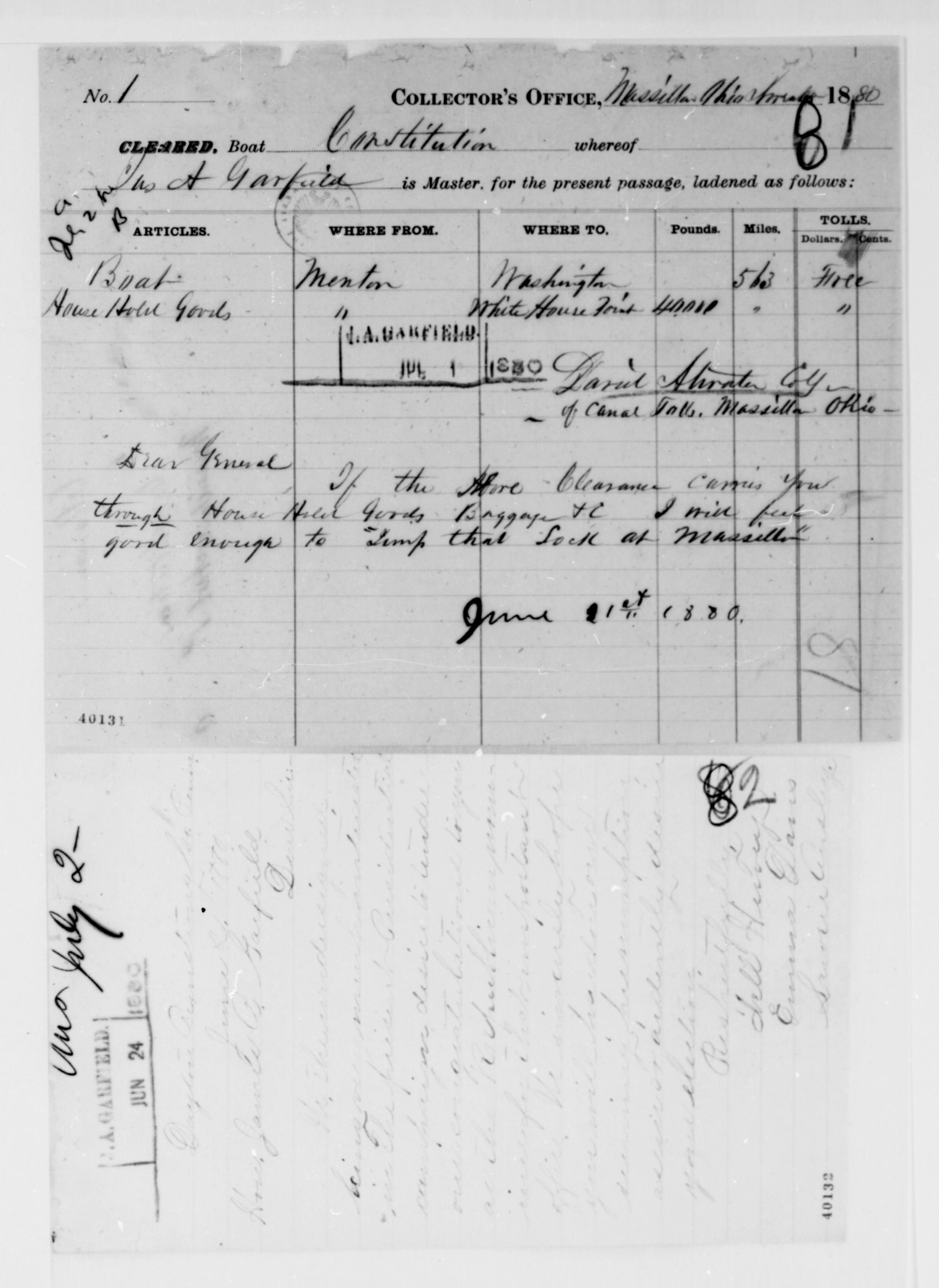 Scanned image of the current content page