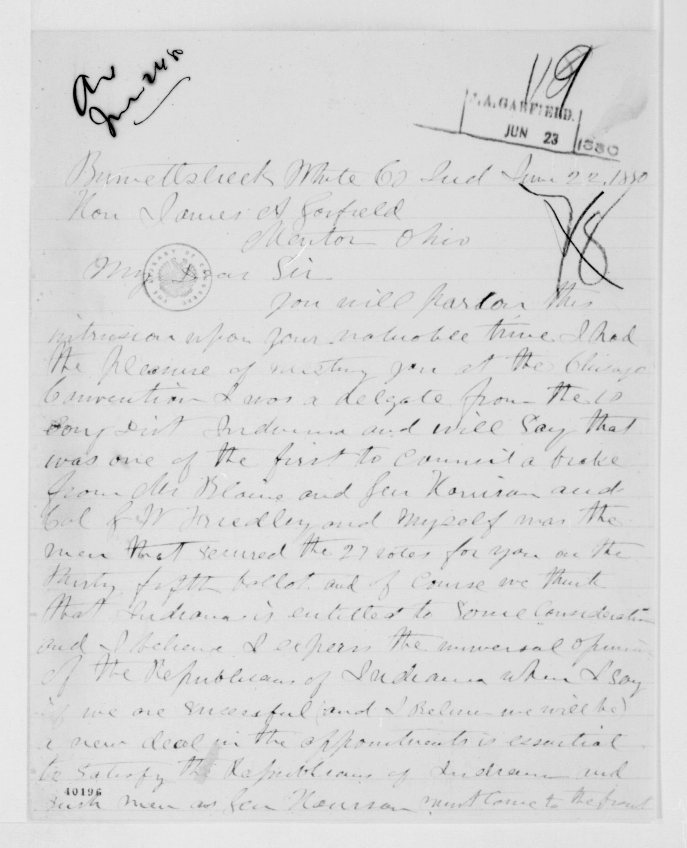 Scanned image of the current content page