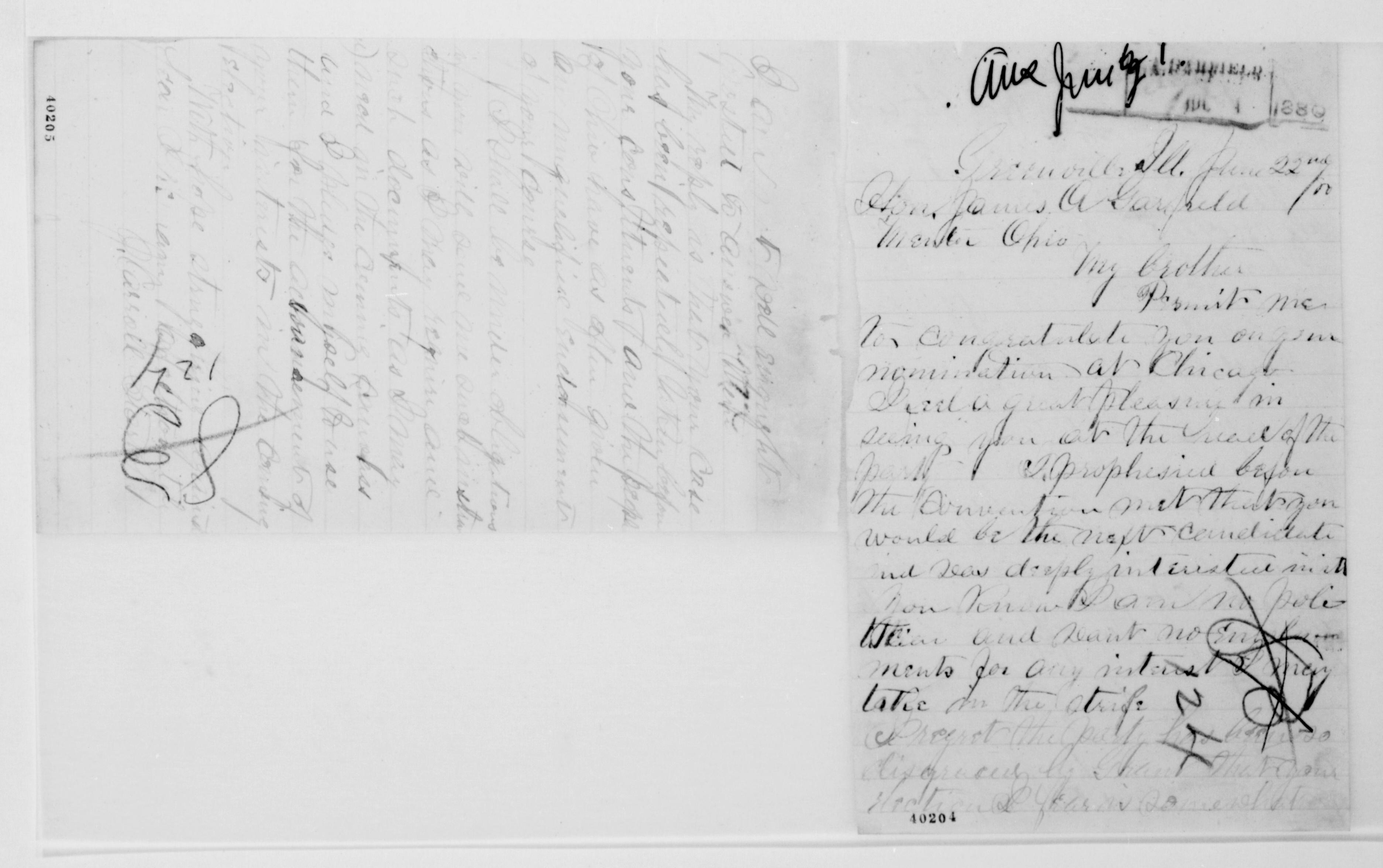 Scanned image of the current content page