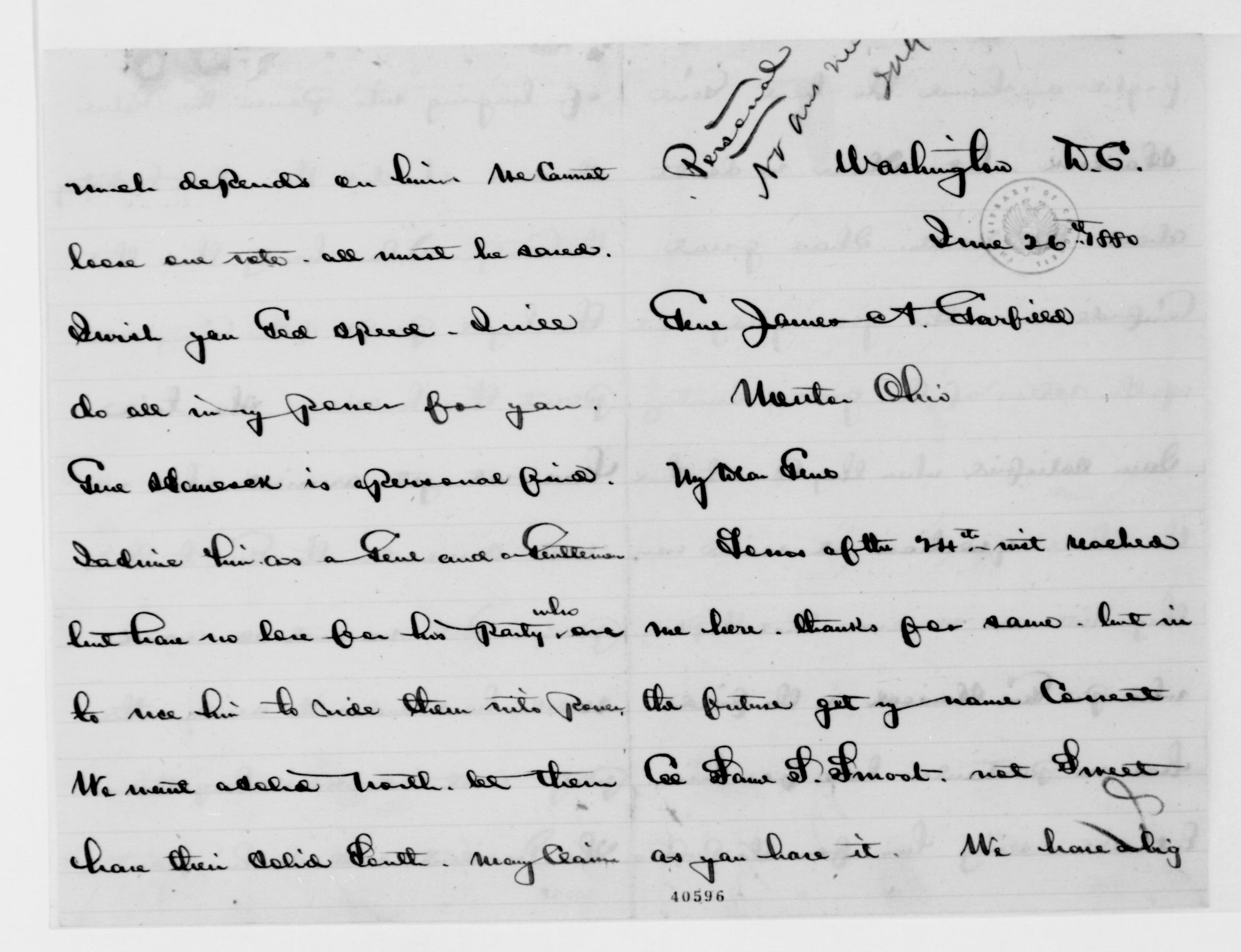 Scanned image of the current content page