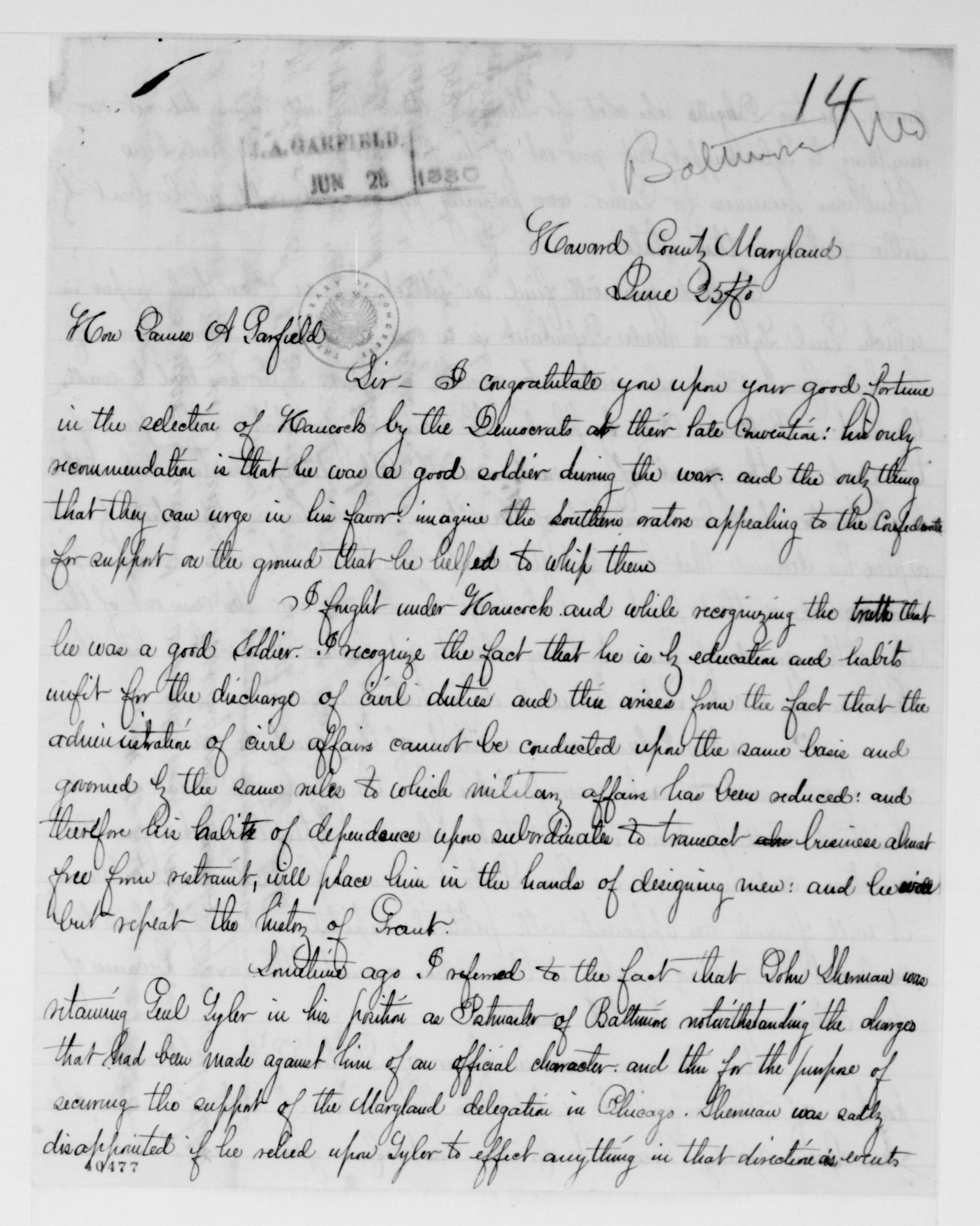 Scanned image of the current content page