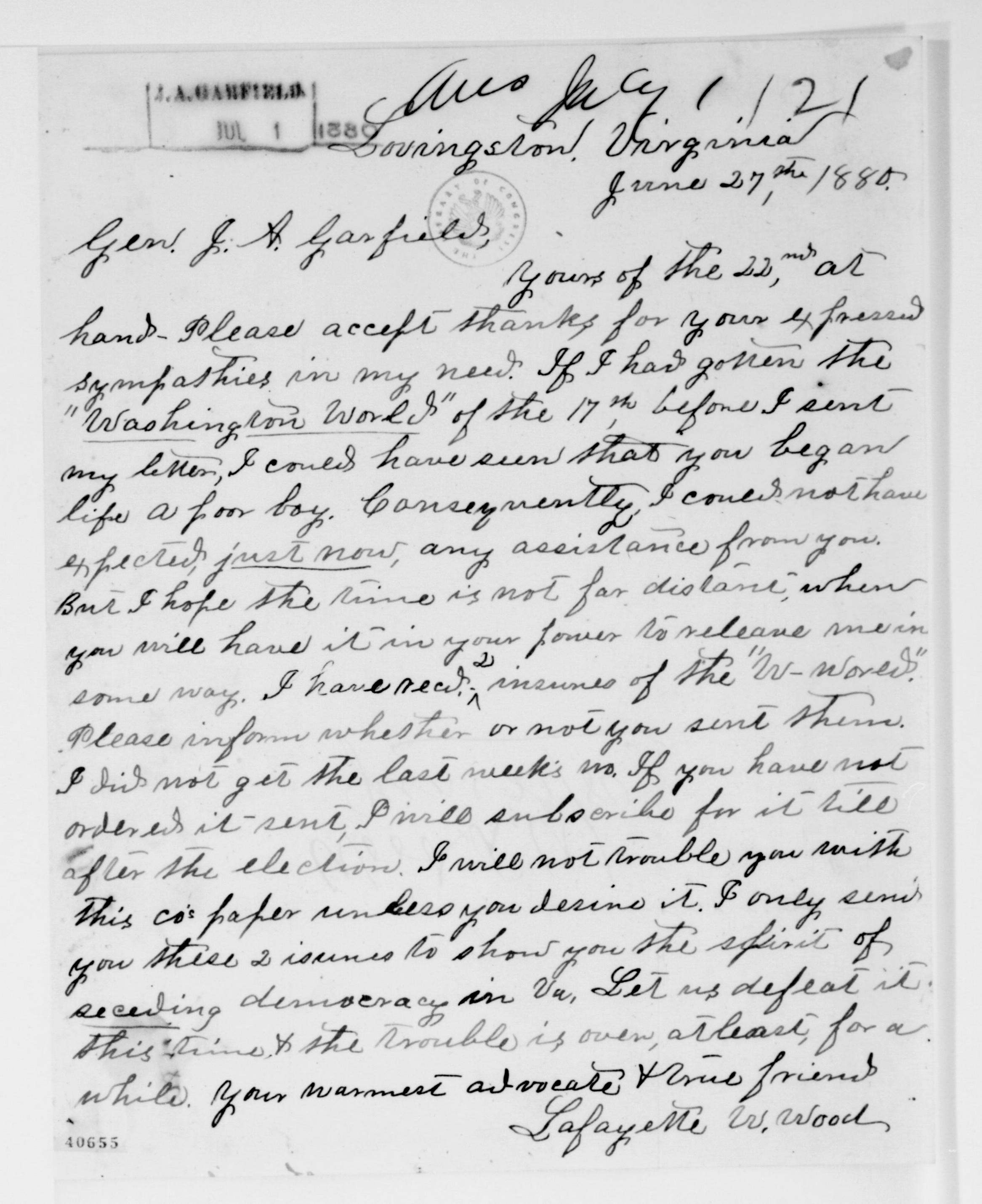 Scanned image of the current content page