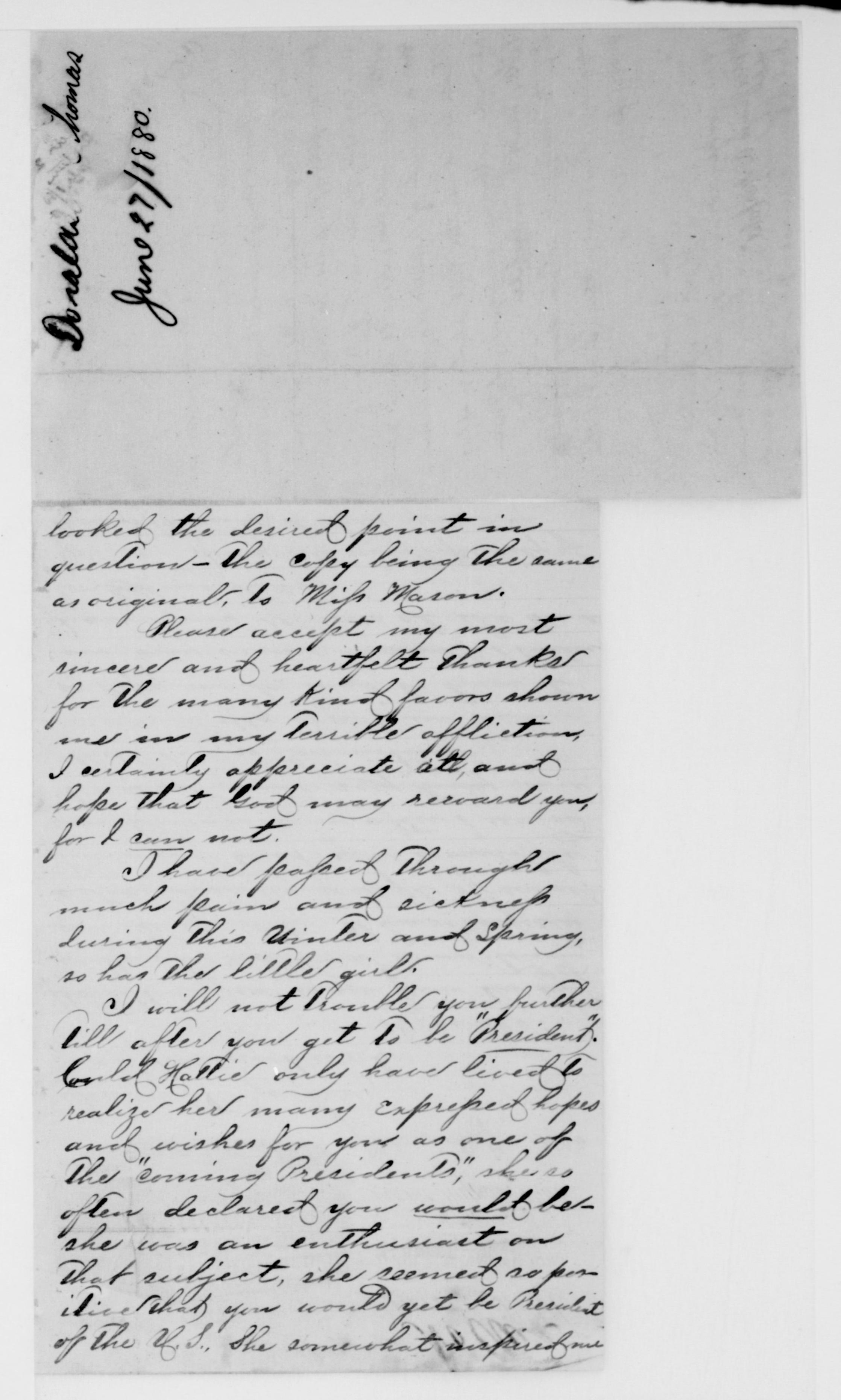 Scanned image of the current content page