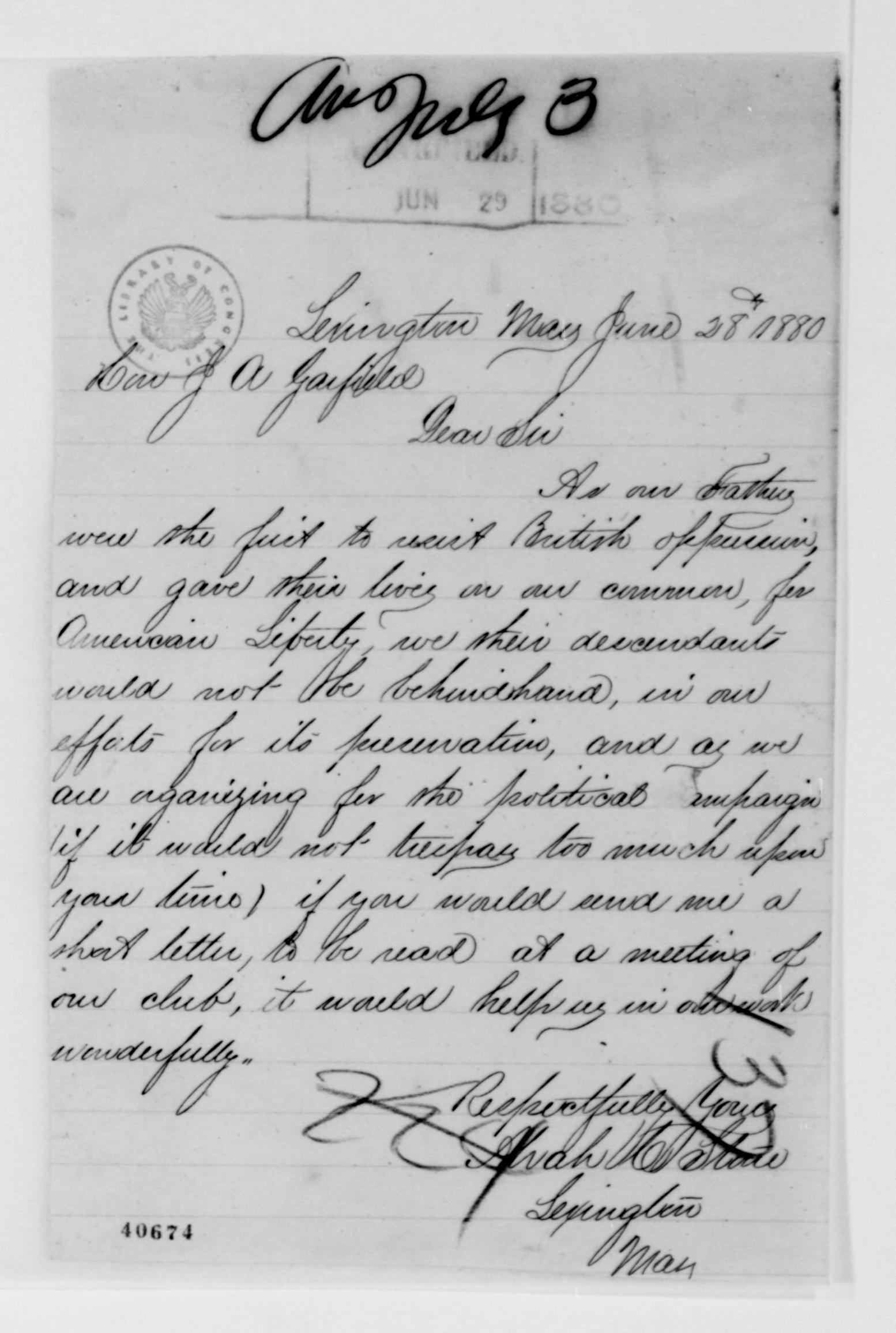 Scanned image of the current content page