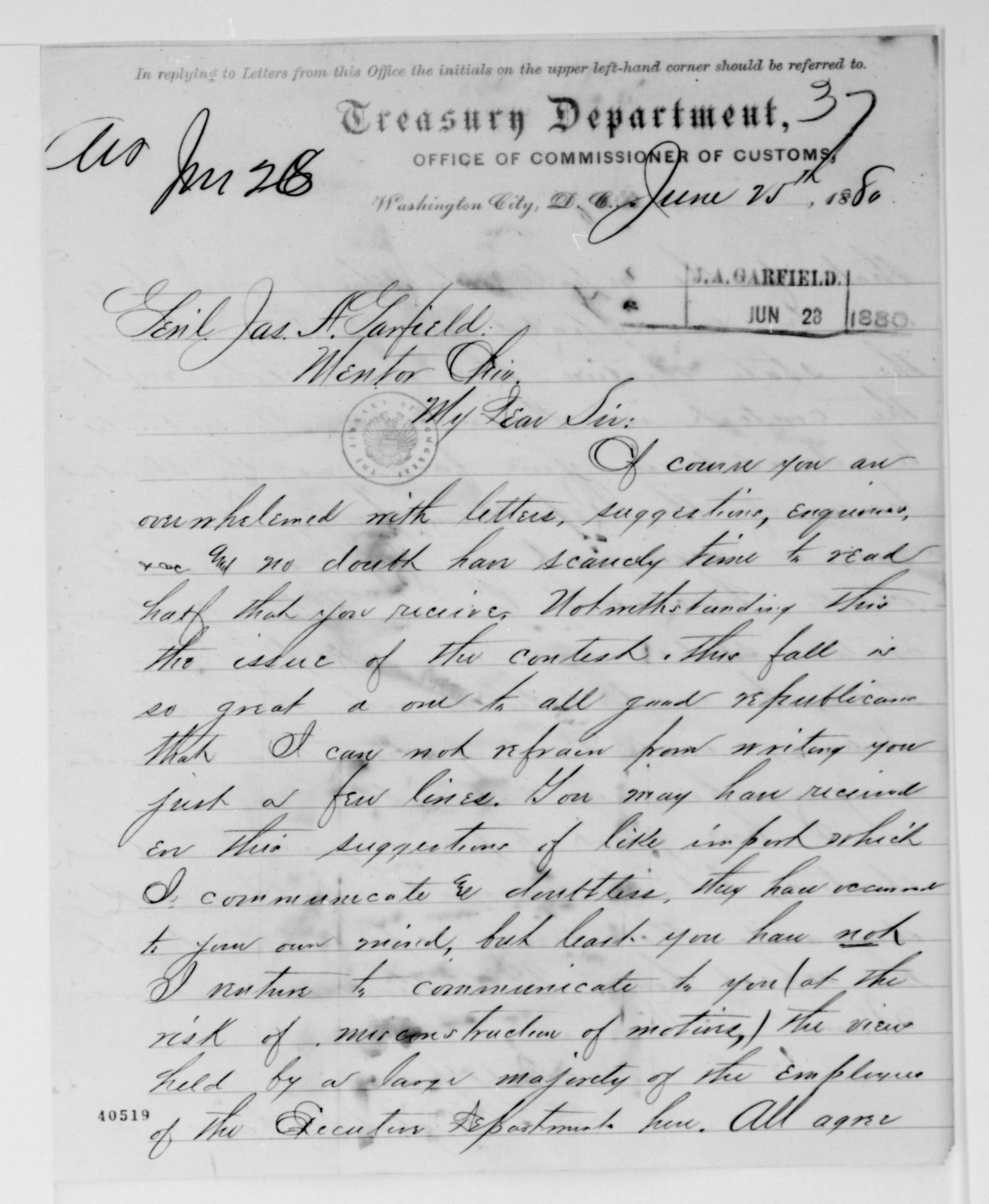 Scanned image of the current content page