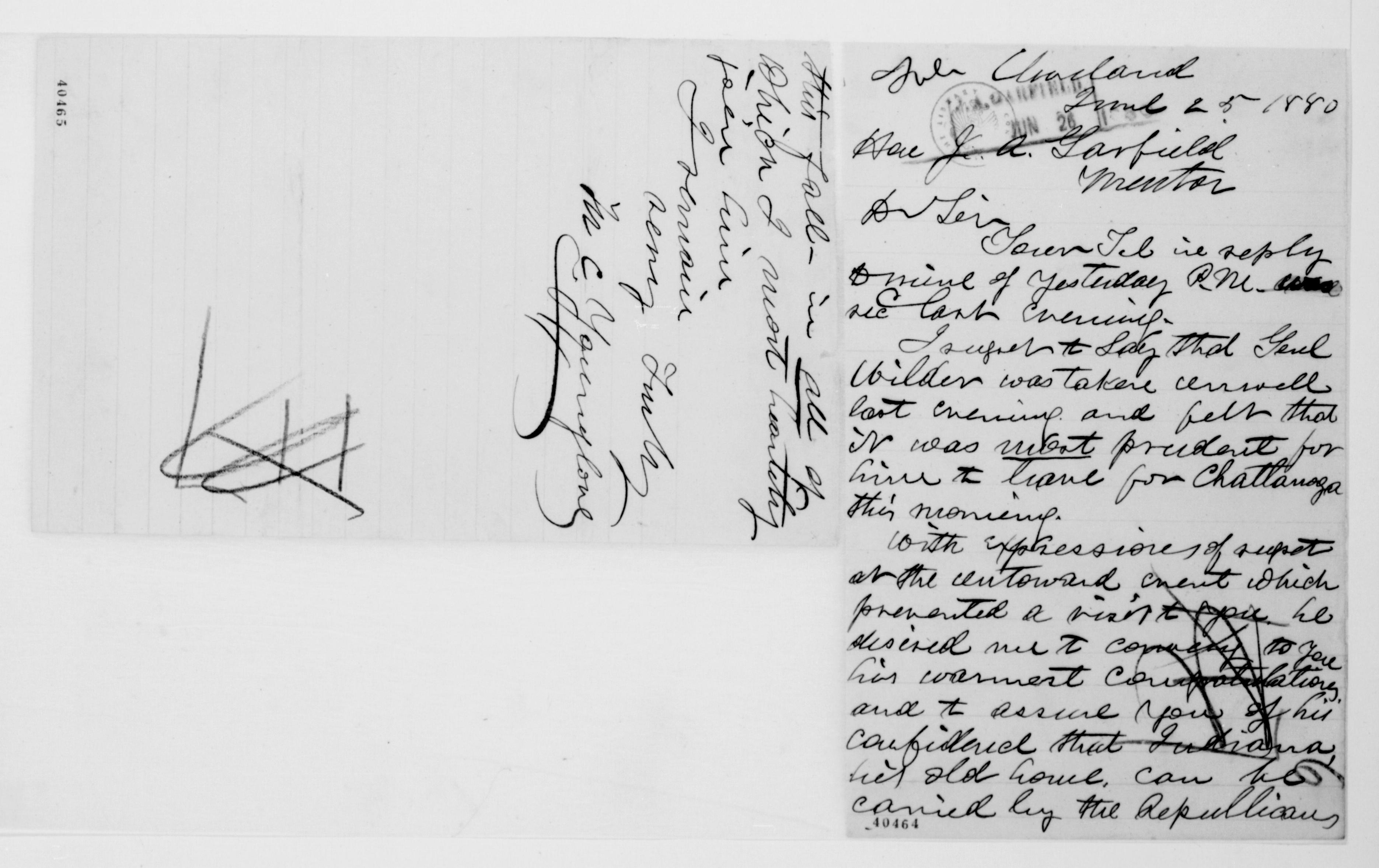 Scanned image of the current content page