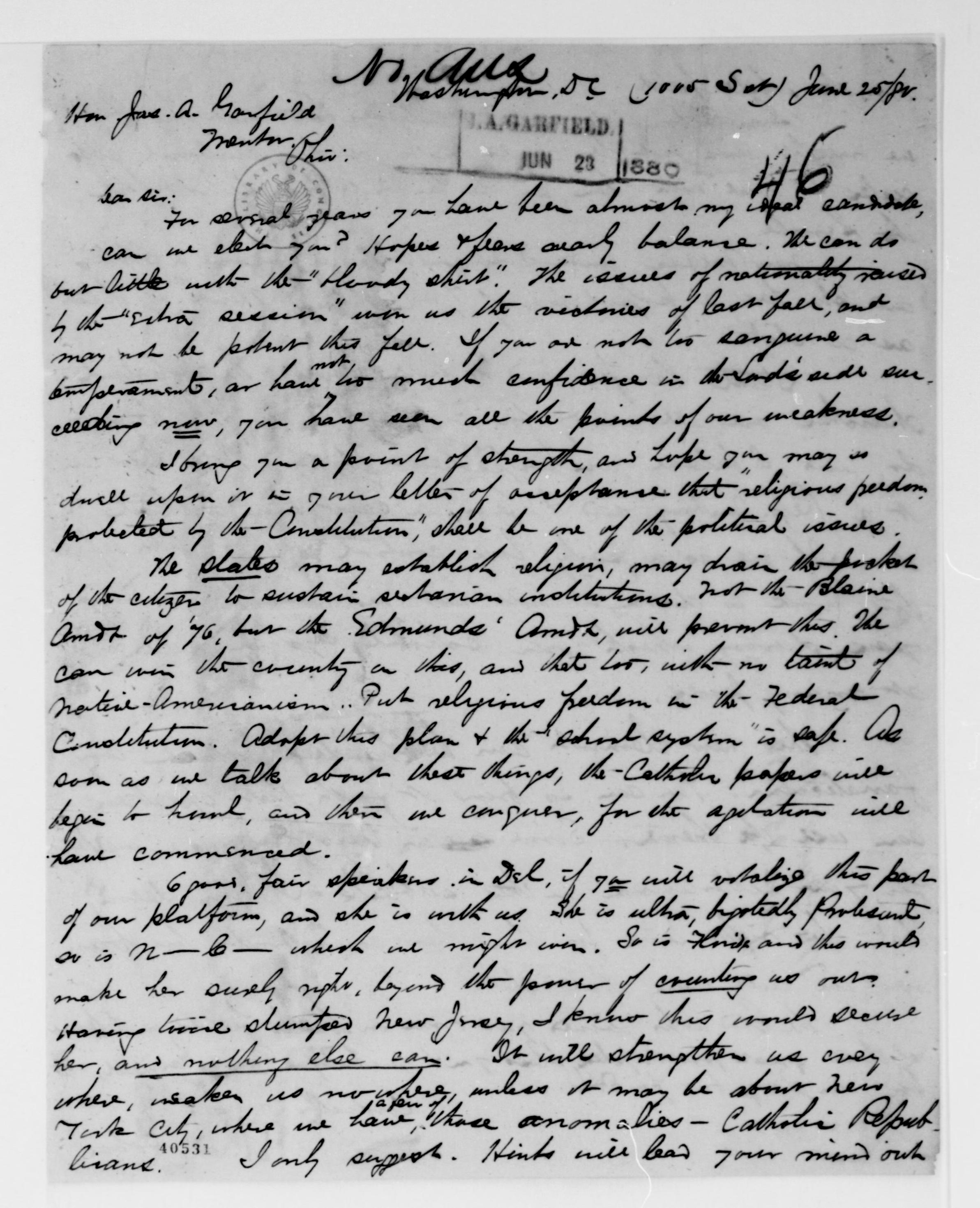 Scanned image of the current content page