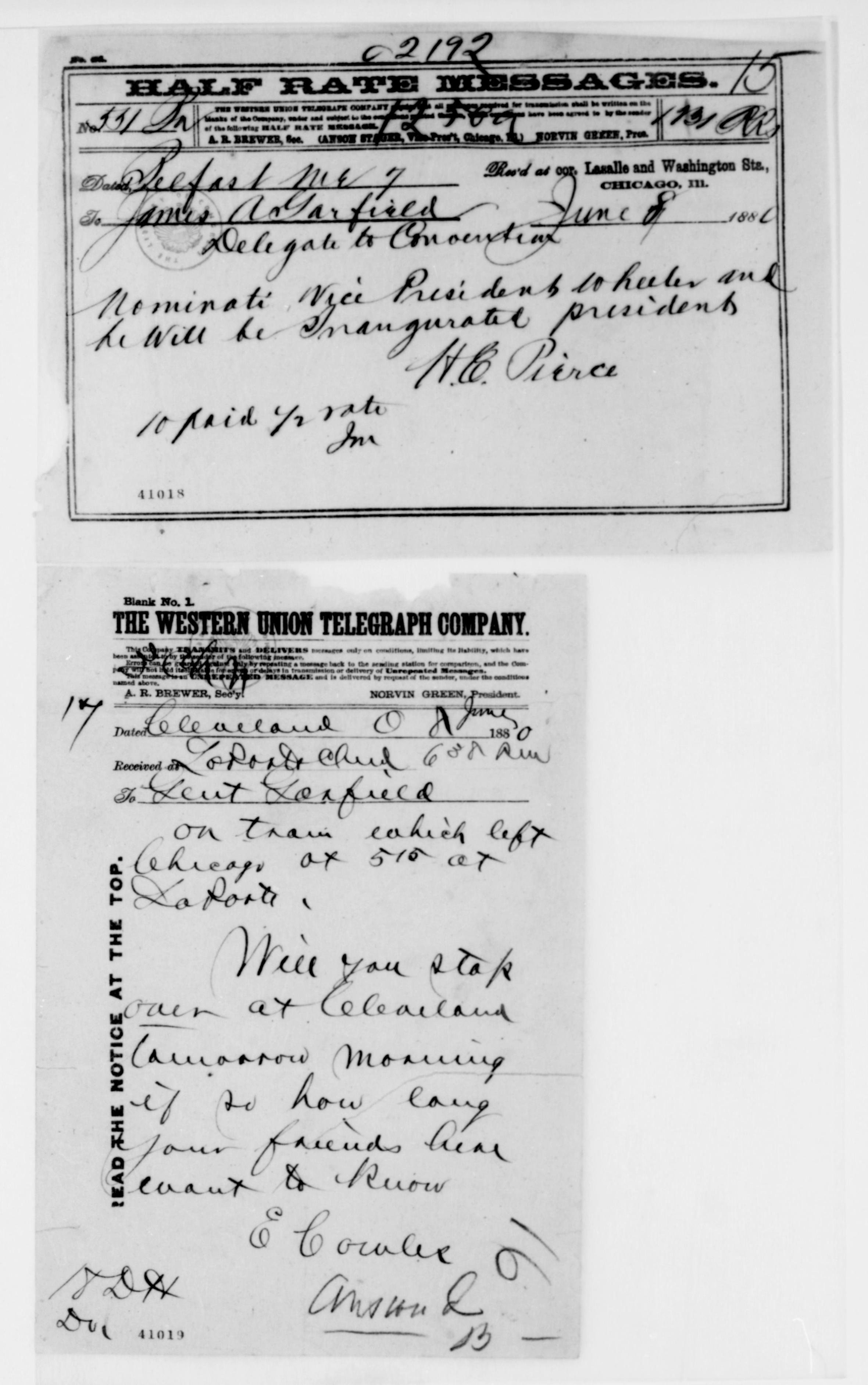 Scanned image of the current content page