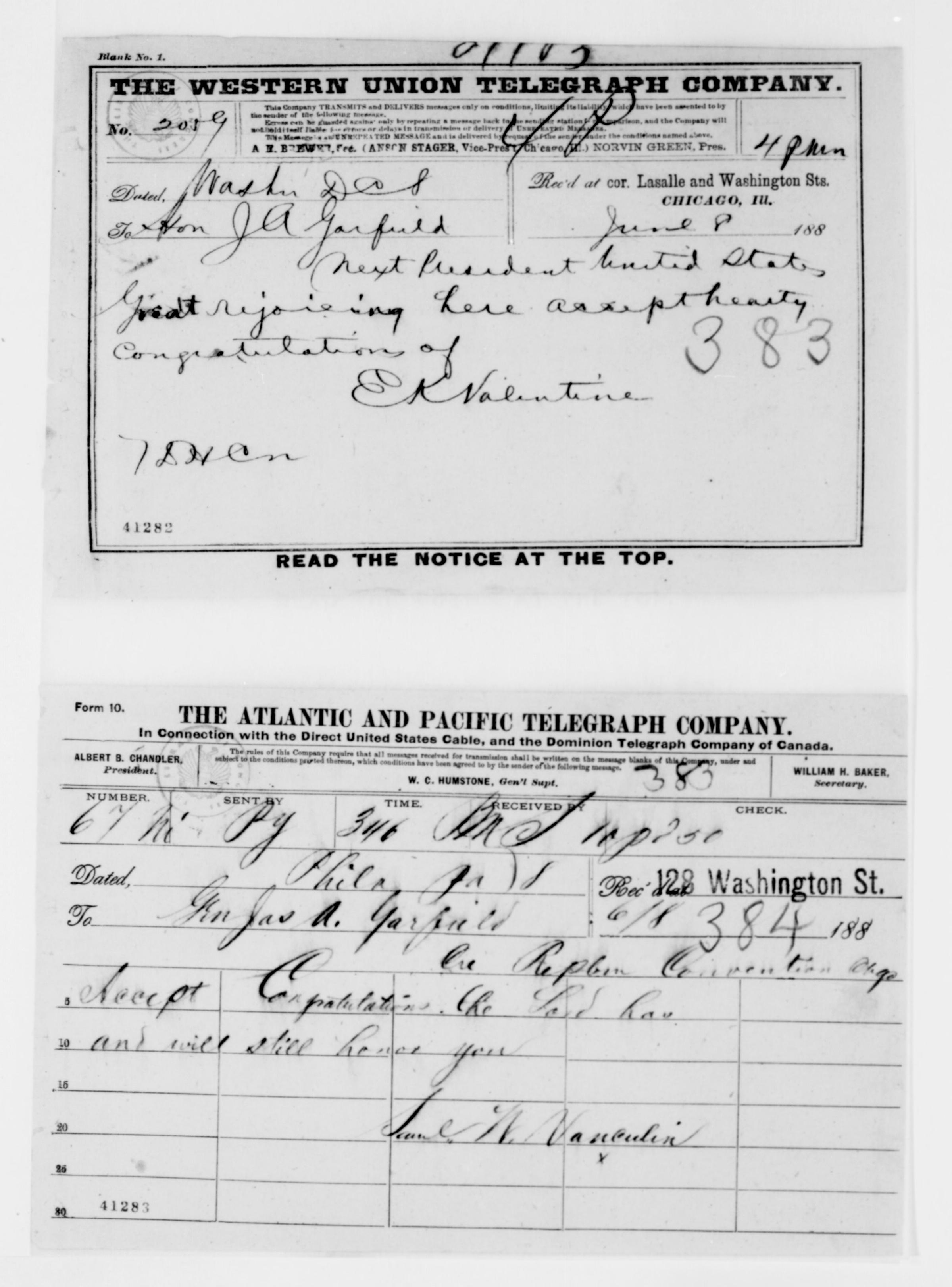 Scanned image of the current content page