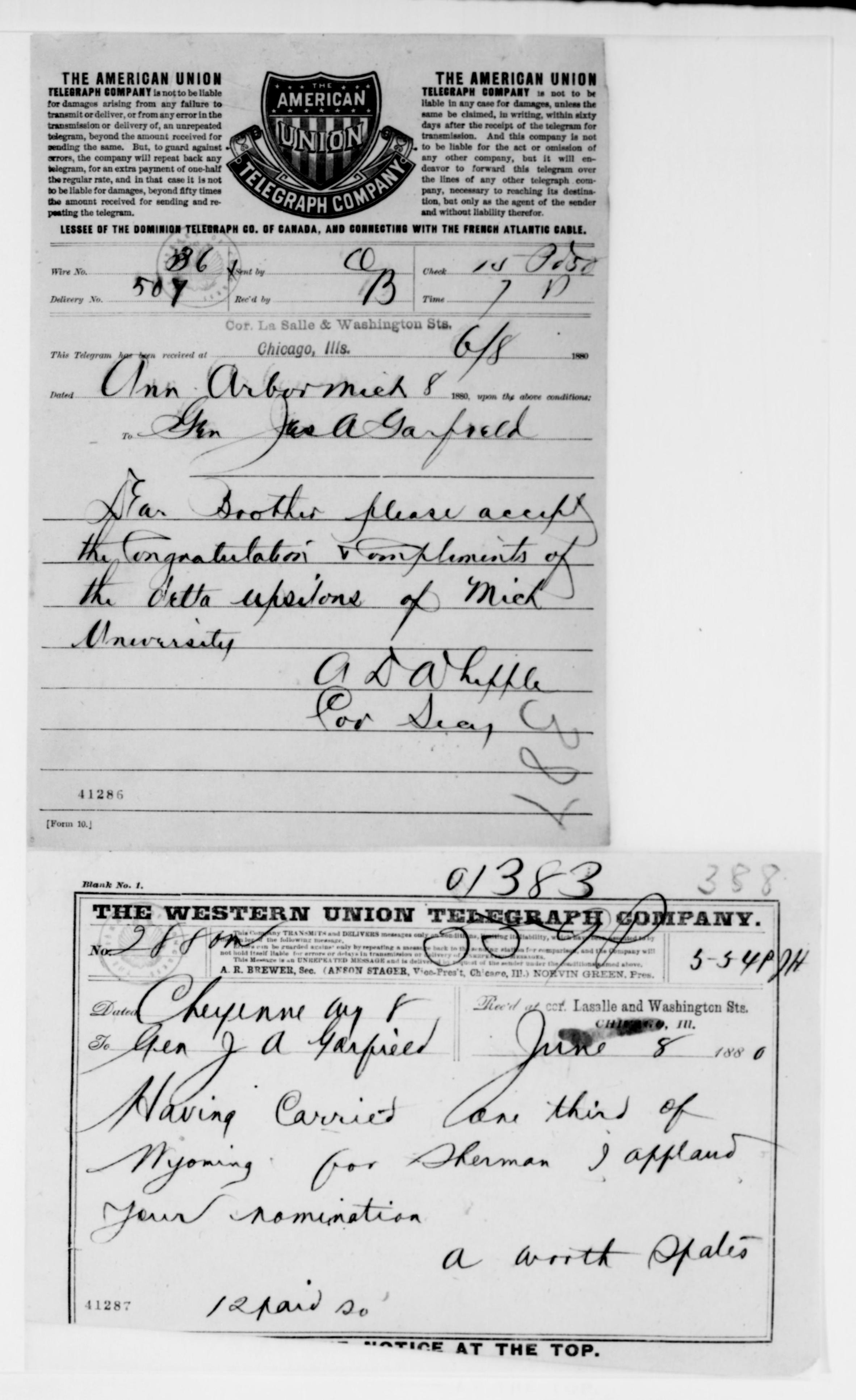 Scanned image of the current content page