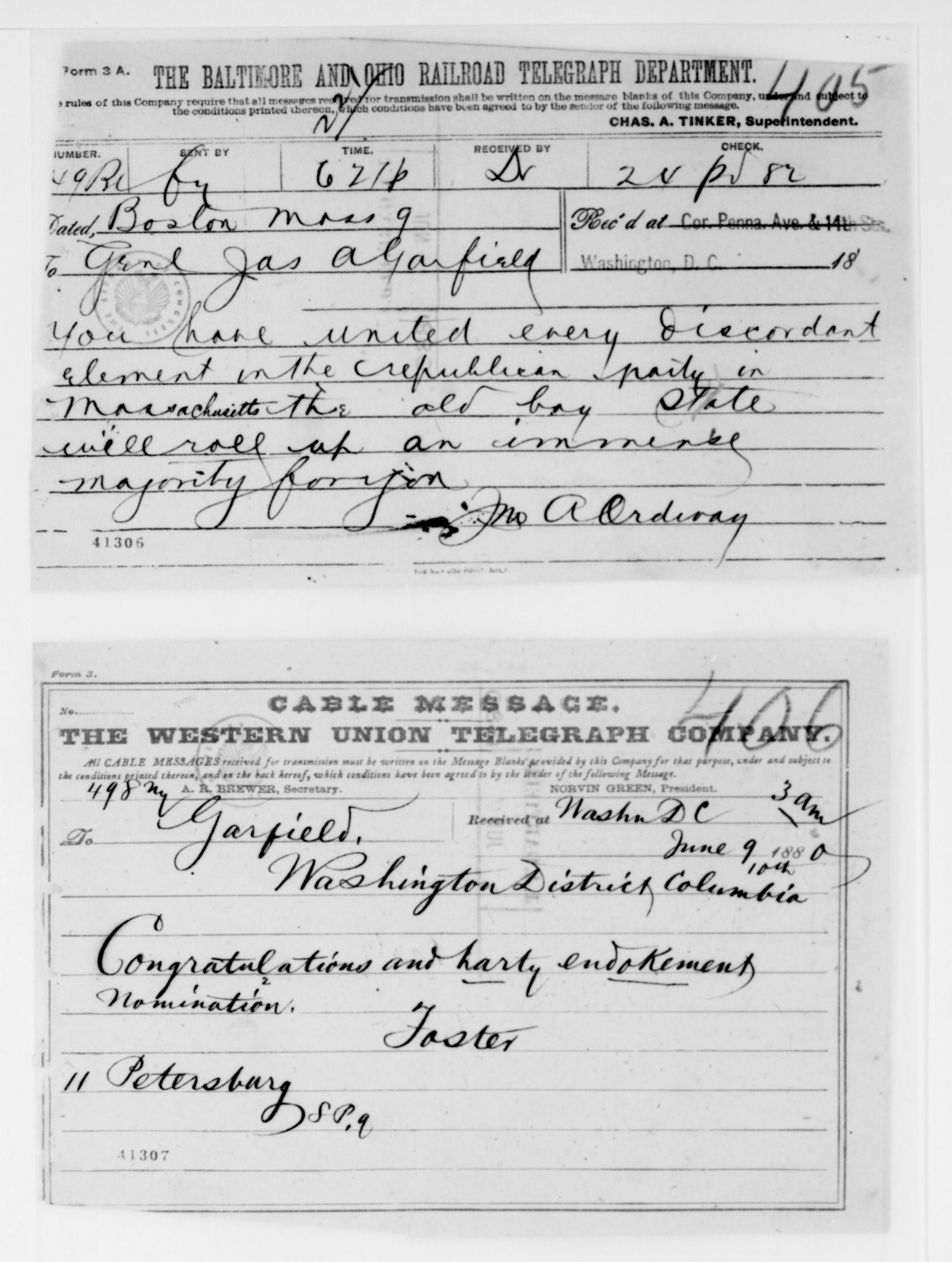 Scanned image of the current content page